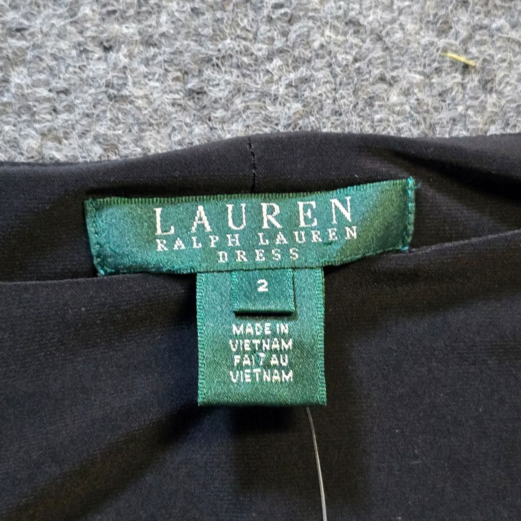 Ralph Lauren Lauren Ralph Lauren Dress Womens Size 2 Black Vegan Leather Trim Fitted Career Dress Size XS / US 0-2 / IT 36-38 - 4 Thumbnail
