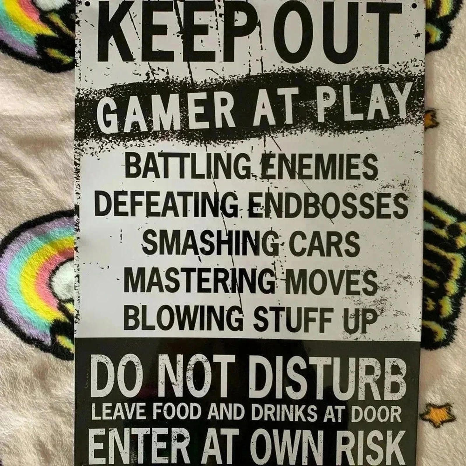 Designer Gamer tin sign Size ONE SIZE - 1 Thumbnail