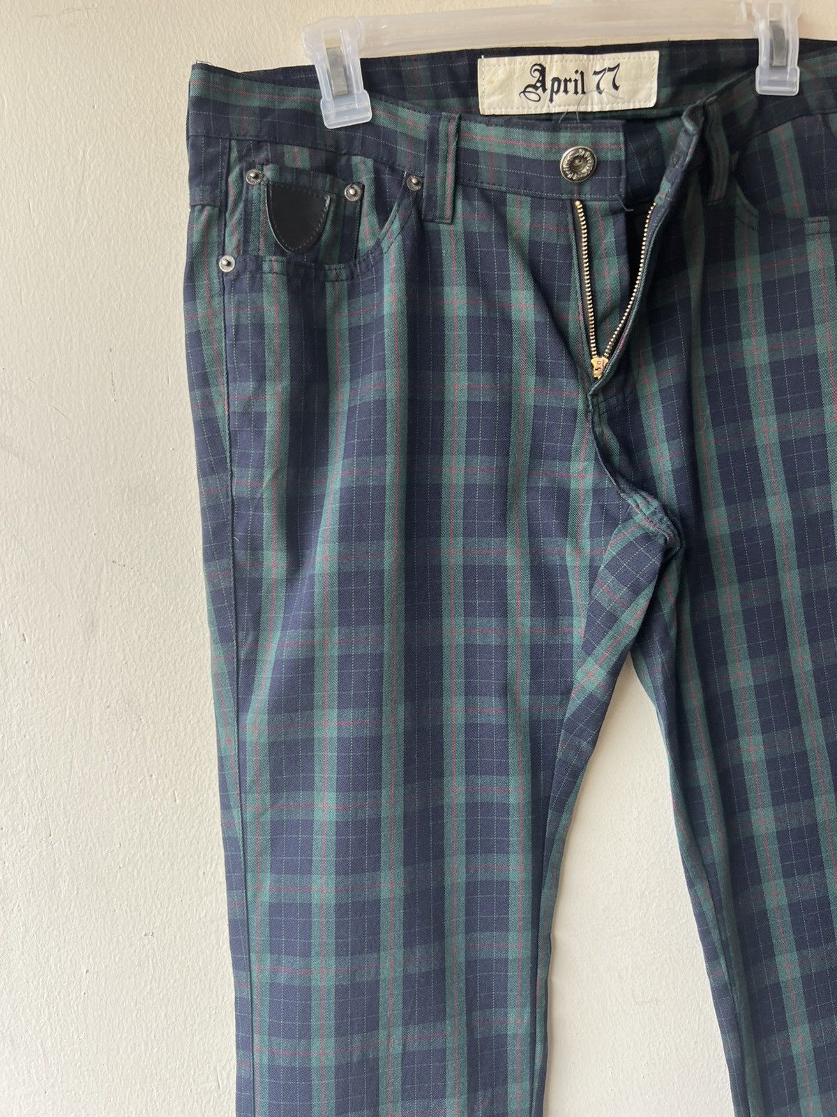 April 77 Vintage 2000s April 77 Joey Hi-Standard 1955 Check Pant Size US 31 - 11 Thumbnail