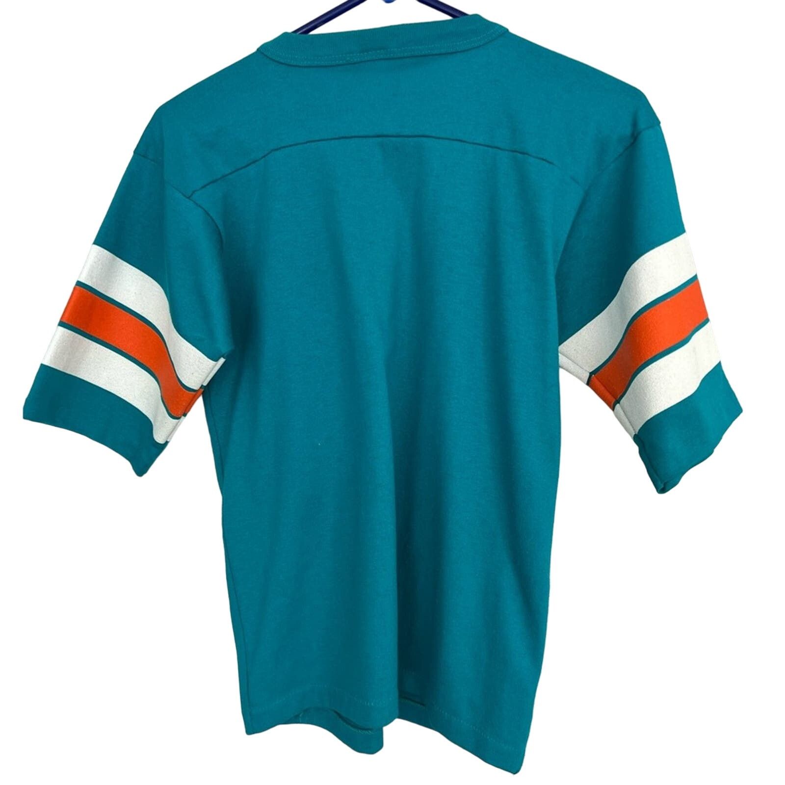 Vintage VINTAGE MIAMI DOLPHINS SHIRT YOUTH L MADE IN USA GARAN NEW Size US M / EU 48-50 / 2 - 2 Thumbnail