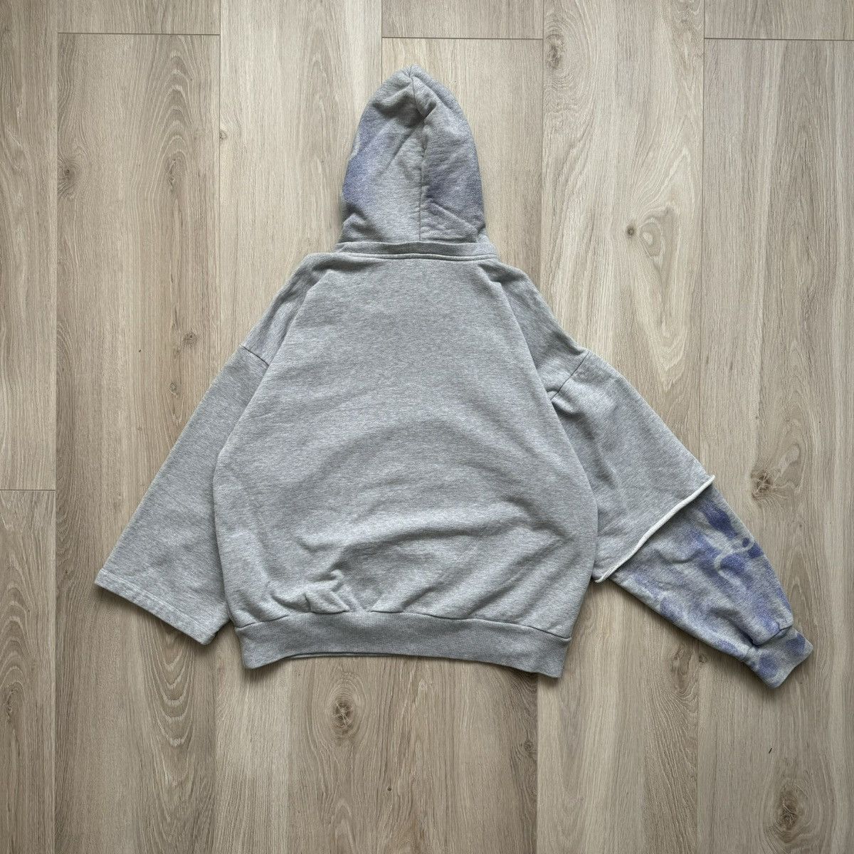 Gosha Rubchinskiy Gosha Rubchinskiy 18Aw FlagS Grey Cotton Custom Hoodie Size US M / EU 48-50 / 2 - 7 Thumbnail