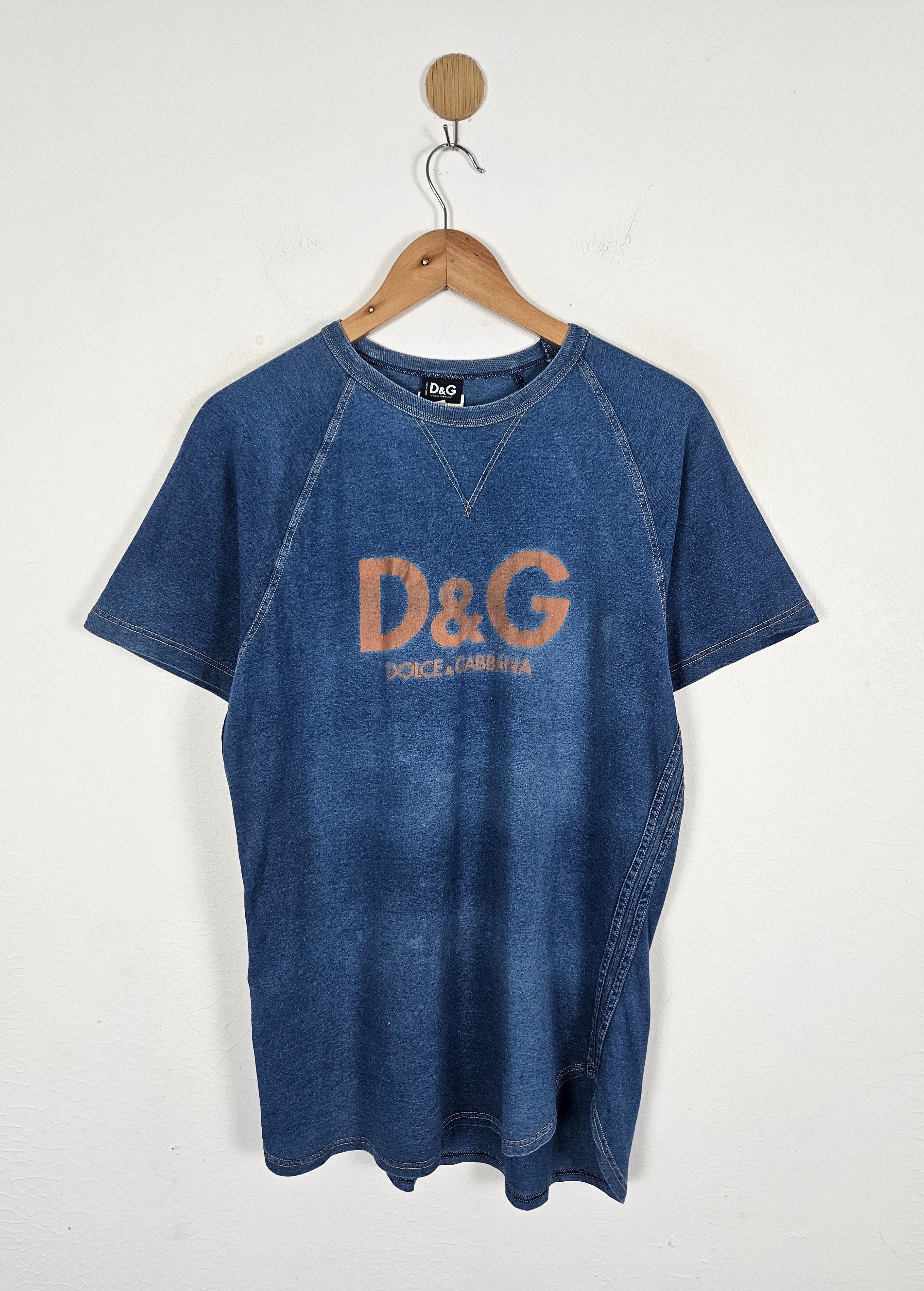 Dolce & Gabbana Dolce & Gabbana D&G Jeans denim tee shirt Size US L / EU 52-54 / 3 - 1 Thumbnail