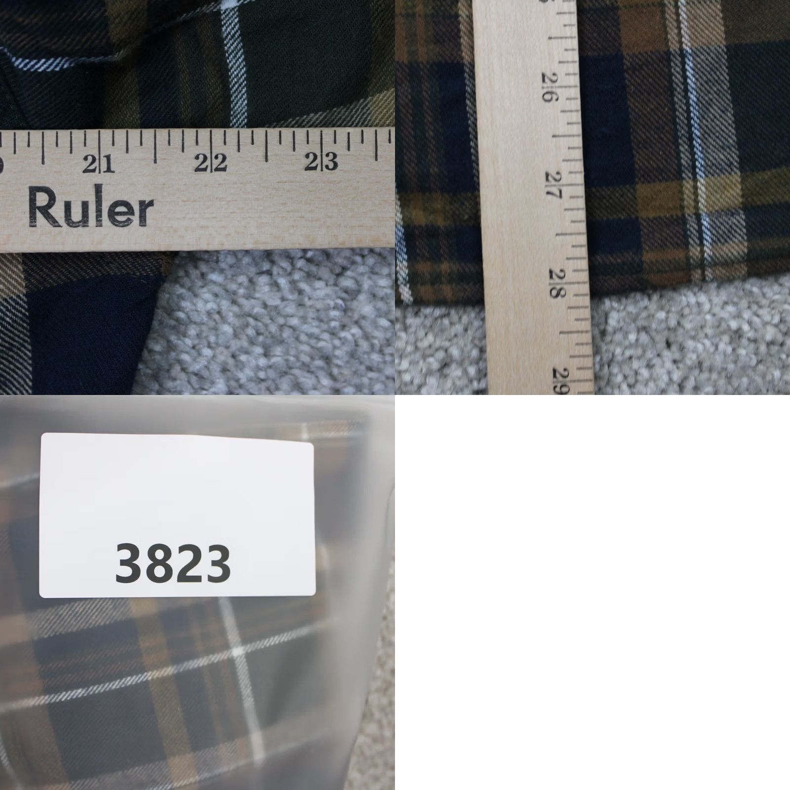 Eddie Bauer Eddie Bauer Flannel Shirt Men Short? No, use Size S: Eddie Bauer Flannel Shirt Green Plaid L/S Button-Up 100% Cotton Adult Small Regular Fits Mens Size US S / EU 44-46 / 1 - 9 Thumbnail