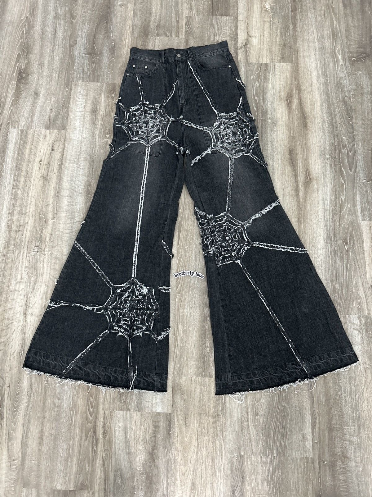 image of Brotherly Love Webx V2 Flared Denim in Black, Men's (Size 32)