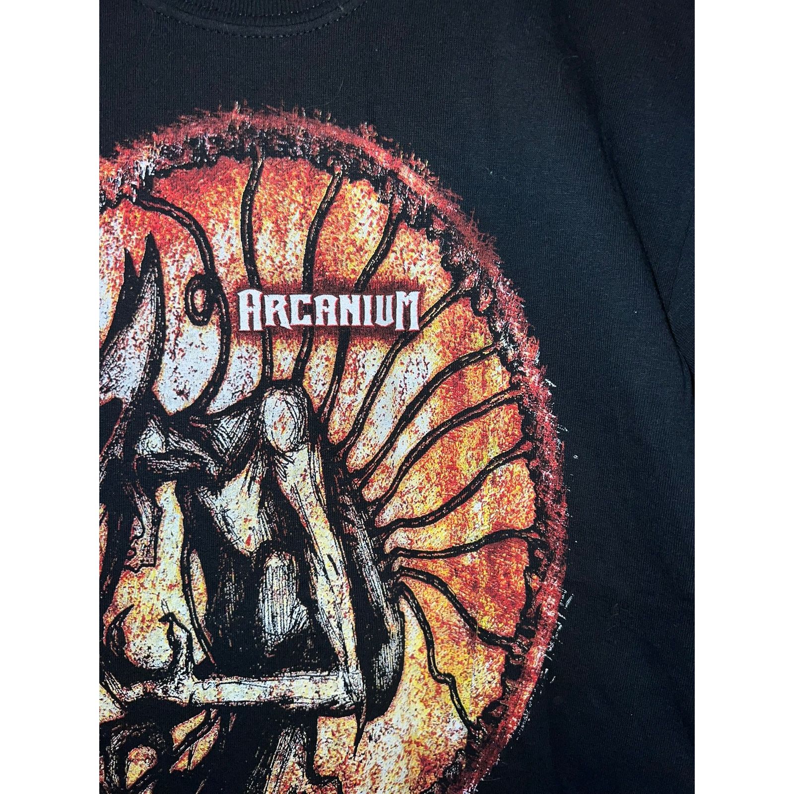 Gildan 2009 Arcanium Metal Concert Tour Black Shirt 2000s S Y2K Size US S / EU 44-46 / 1 - 3 Thumbnail