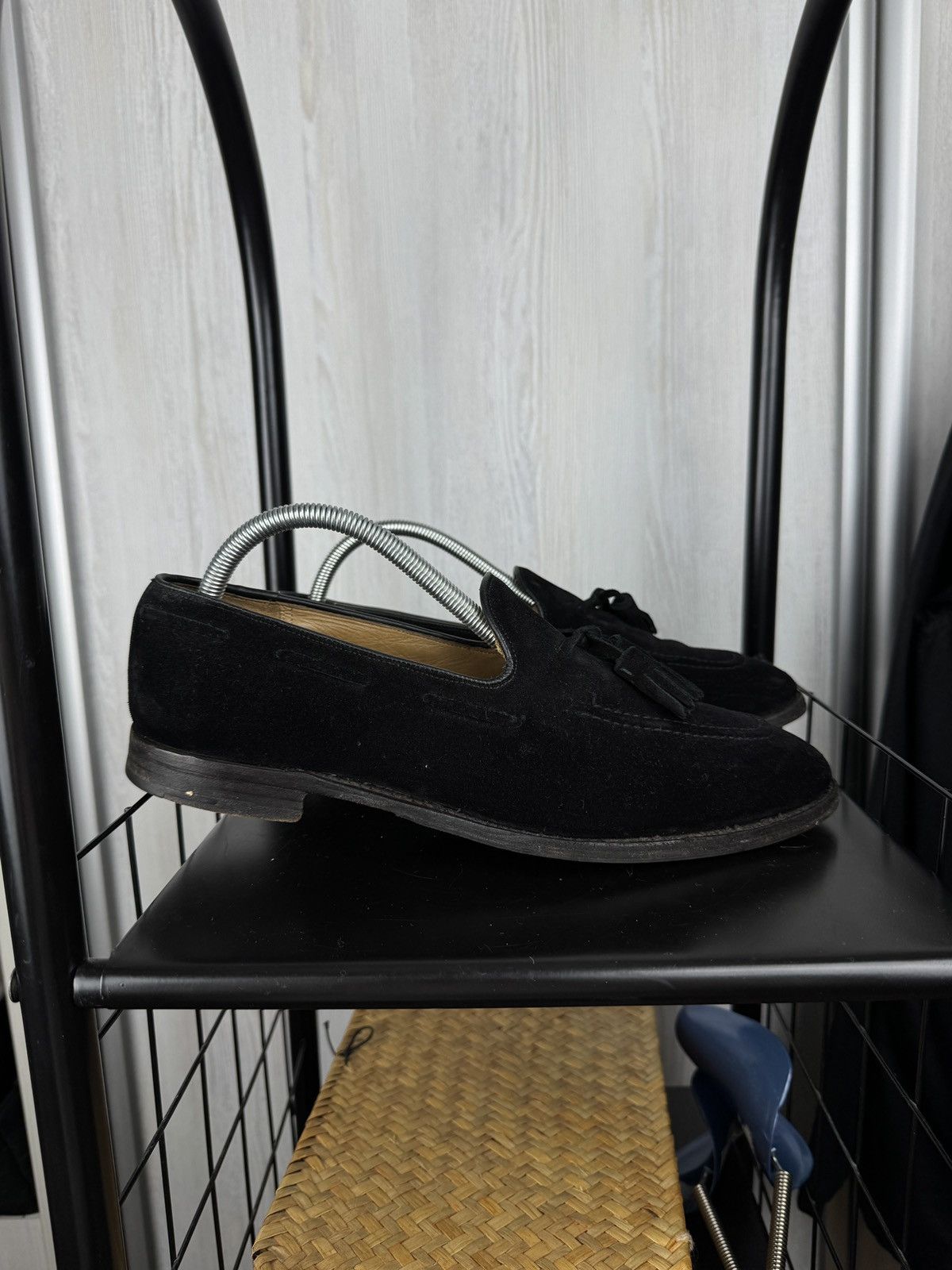 Church's Church’s black suede westcote loafers size 90 F UK9 US10 Size US 10 / EU 43 - 1 Thumbnail