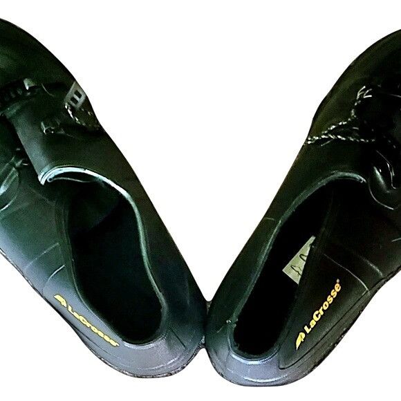 Other LaCrosse Men's Black Rubber Rain or Snow Over the Boot or Sh Size US 9 / EU 42 - 14 Thumbnail
