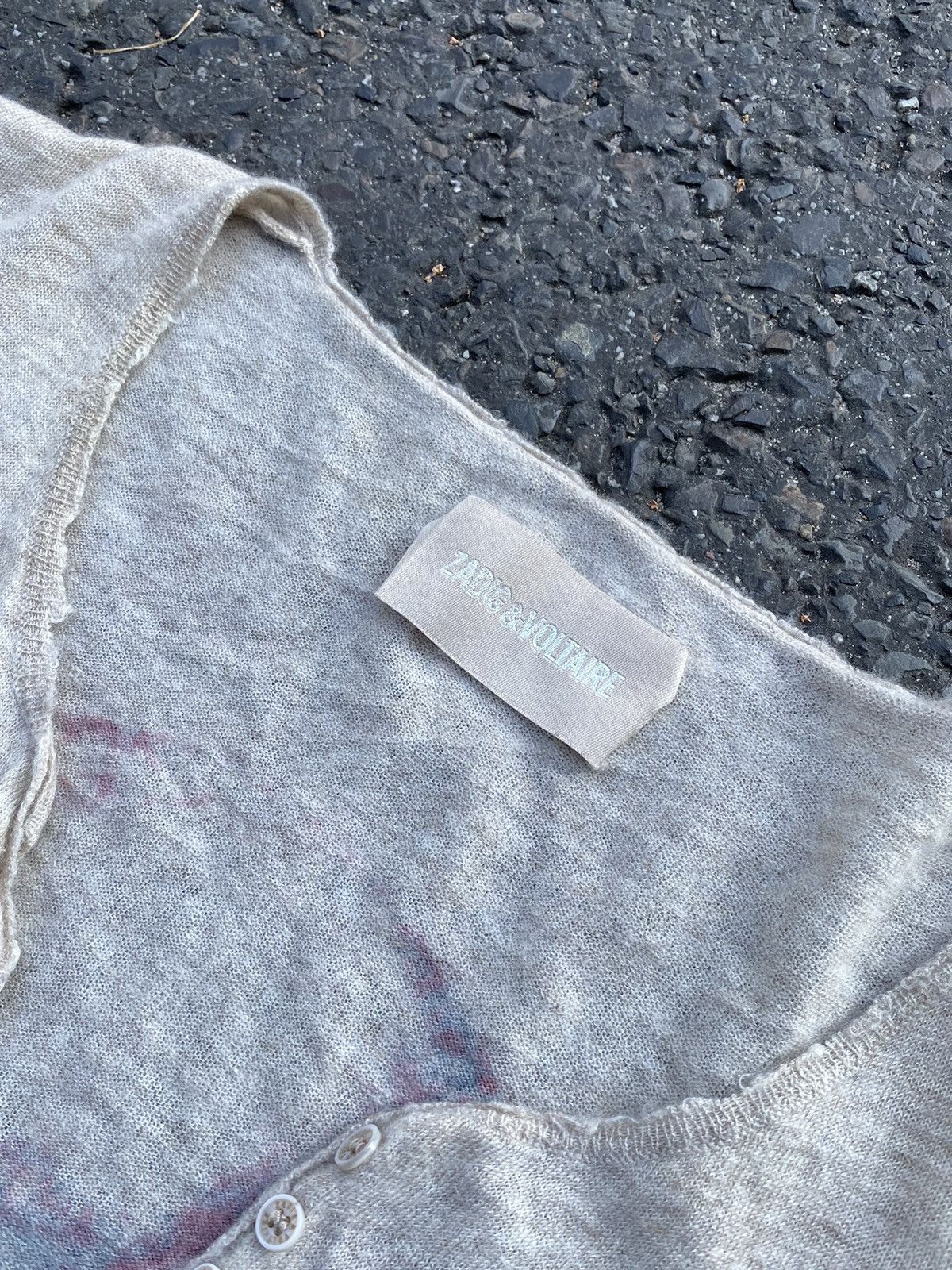 Zadig & Voltaire Zadig & Voltaire Celsa New Bis Cp Cashmere sweatshirt Size L / US 10 / IT 46 - 8 Thumbnail