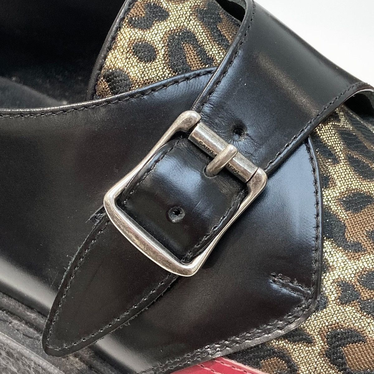 Saint Laurent Paris Saint Laurent Paris Metallic Cheetah and Red AW14 Creepers Size US 9 / EU 42 - 9 Thumbnail
