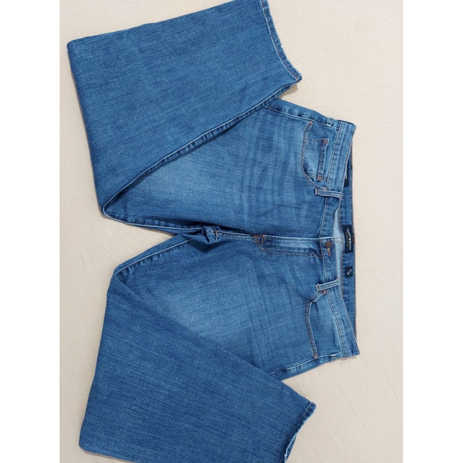 Lucky Brand VINTAGE? Lucky Brand 221 Jeans 40x30 Denim Pants Stretch Straight Mens Blue 40 Regular Jeans Mens Size US 40 / EU 56 - 5 Thumbnail