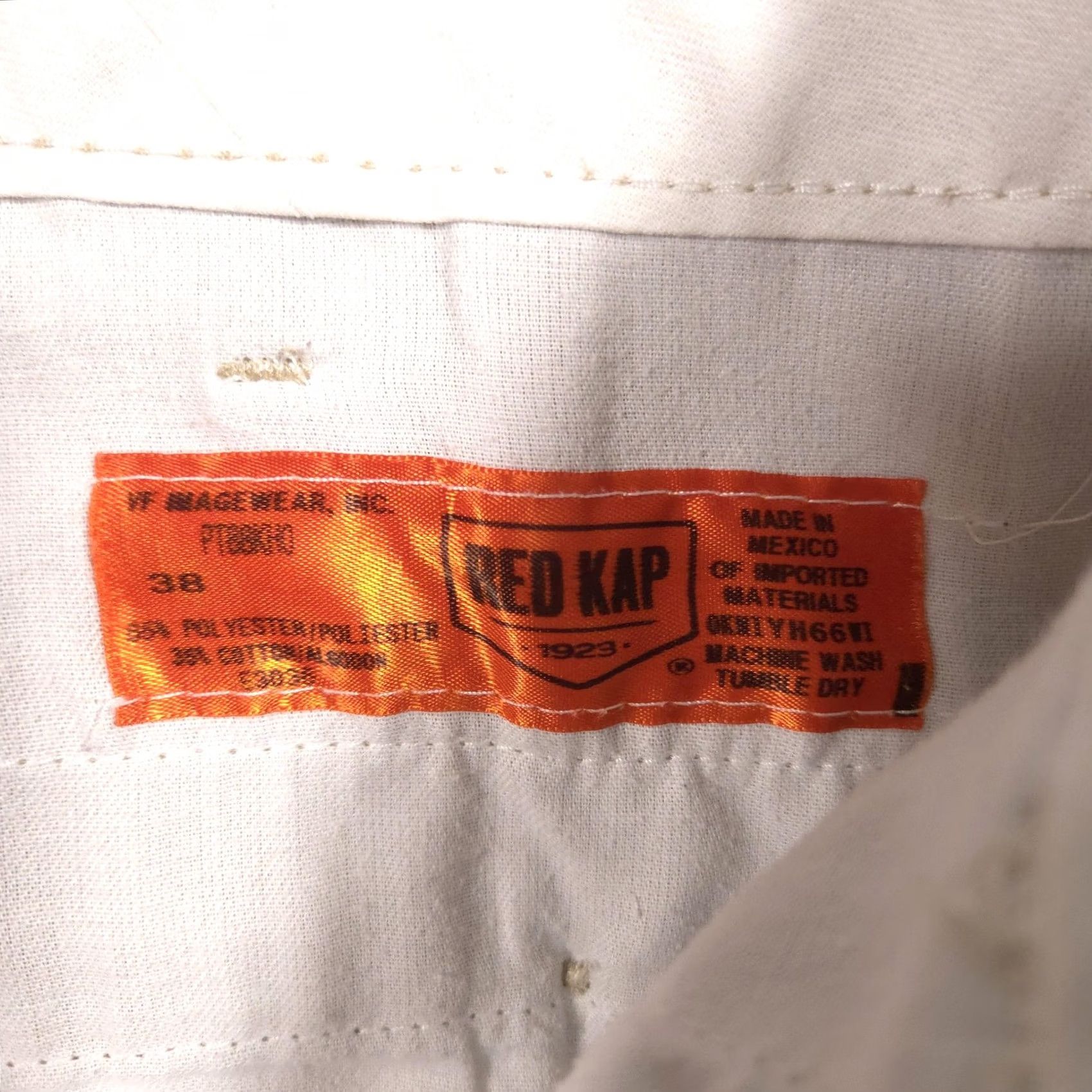 Red Kap VINTAGE Red Kap Cargo Pants Mens 38x27 Khaki Beige Workwear Pockets Straight Leg Mens Size US 38 / EU 54 - 6 Thumbnail