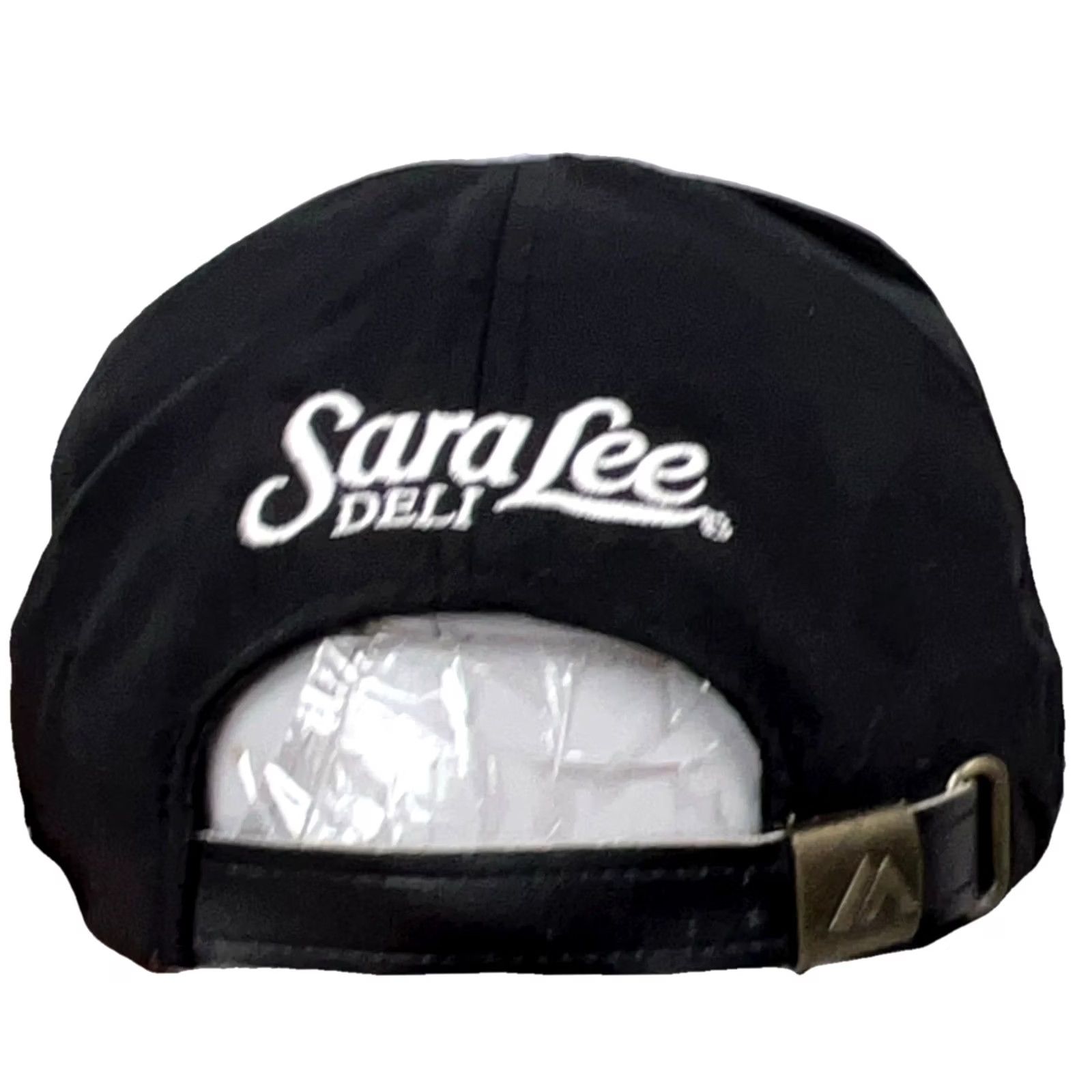Lee VINTAGE Sara Lee Hat Cap Trucker Strap Back Deli Lunch Meats Rope Mens Y2K 90s Black Size ONE SIZE - 2 Thumbnail