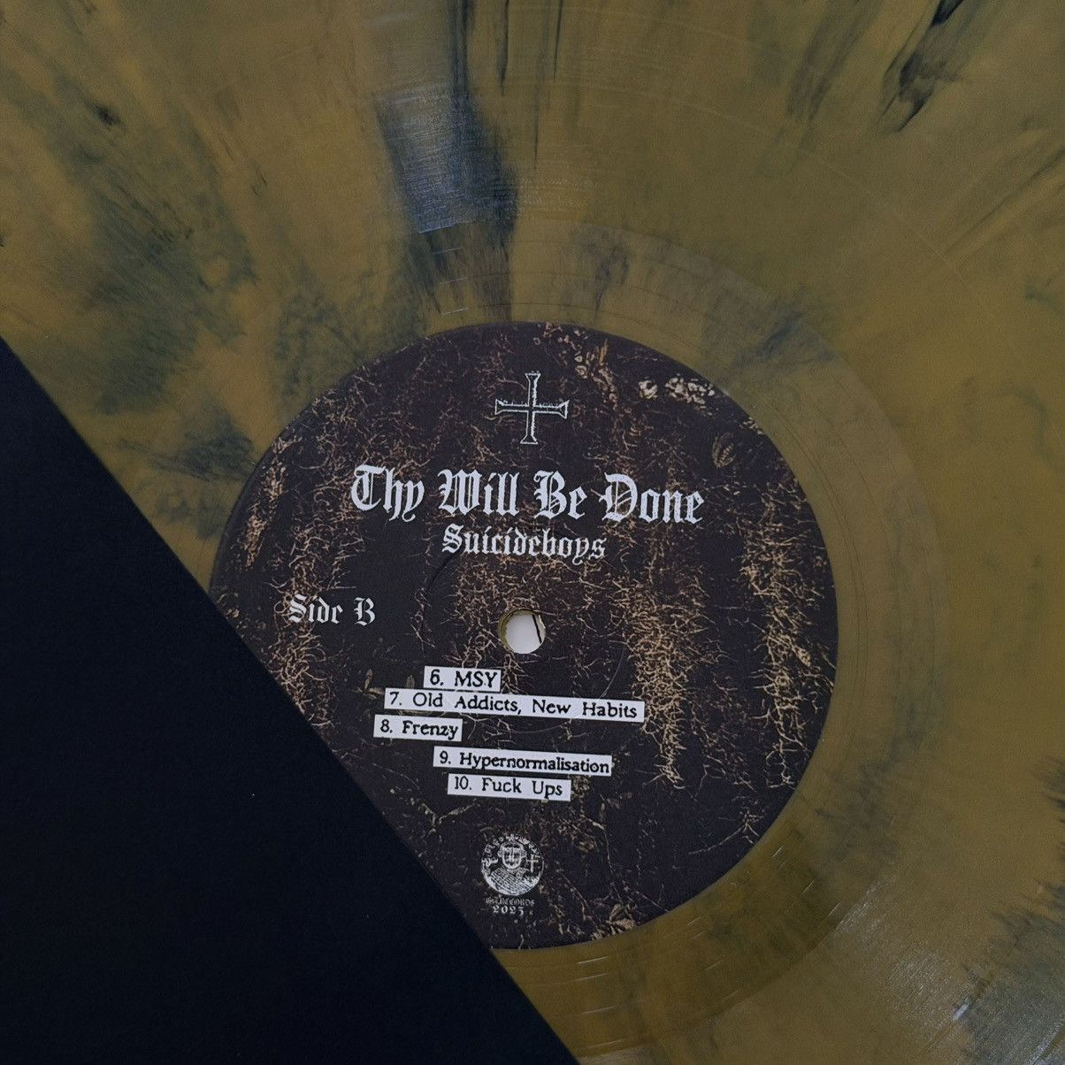 G59 Records G59 $uicideboy$ THY WILL BE DONE D2C TIGER EYE Vinyl Size ONE SIZE - 5 Thumbnail