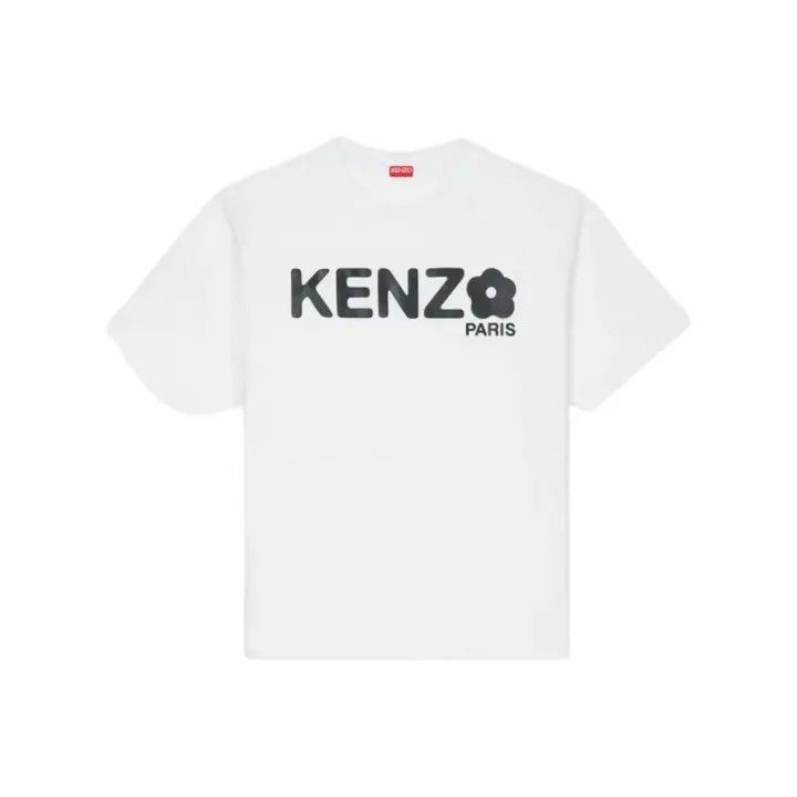 Kenzo Kenzo Bold Logo White Short Sleeve T-Shirt -2507 Size US M / EU 48-50 / 2 - 1 Thumbnail