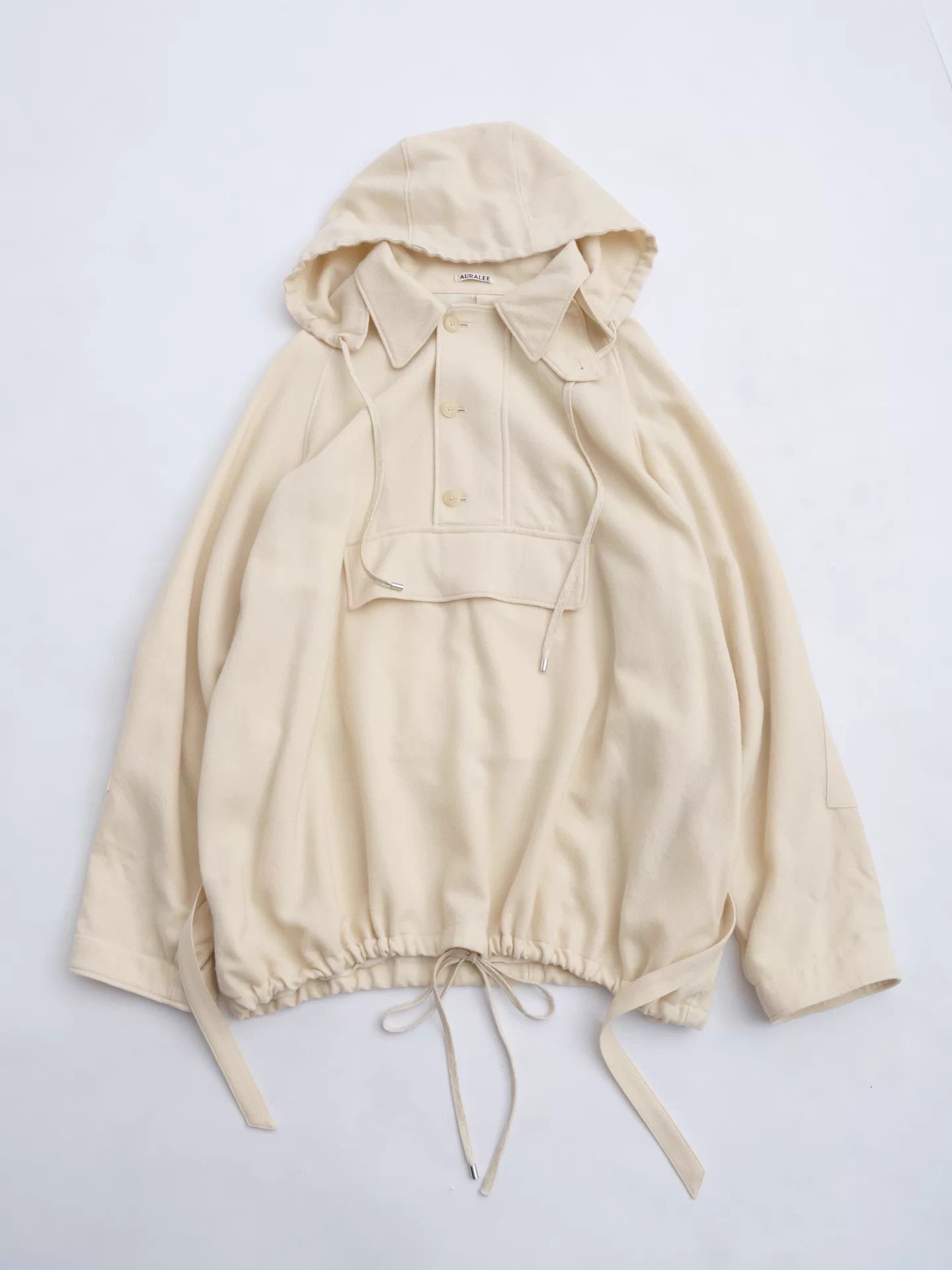 Auralee AURALEE 23AW Size 5 Outdoor Ivory Wool Hooded Jacket Size XXL / US 16-18 / IT 52-54 - 5 Thumbnail