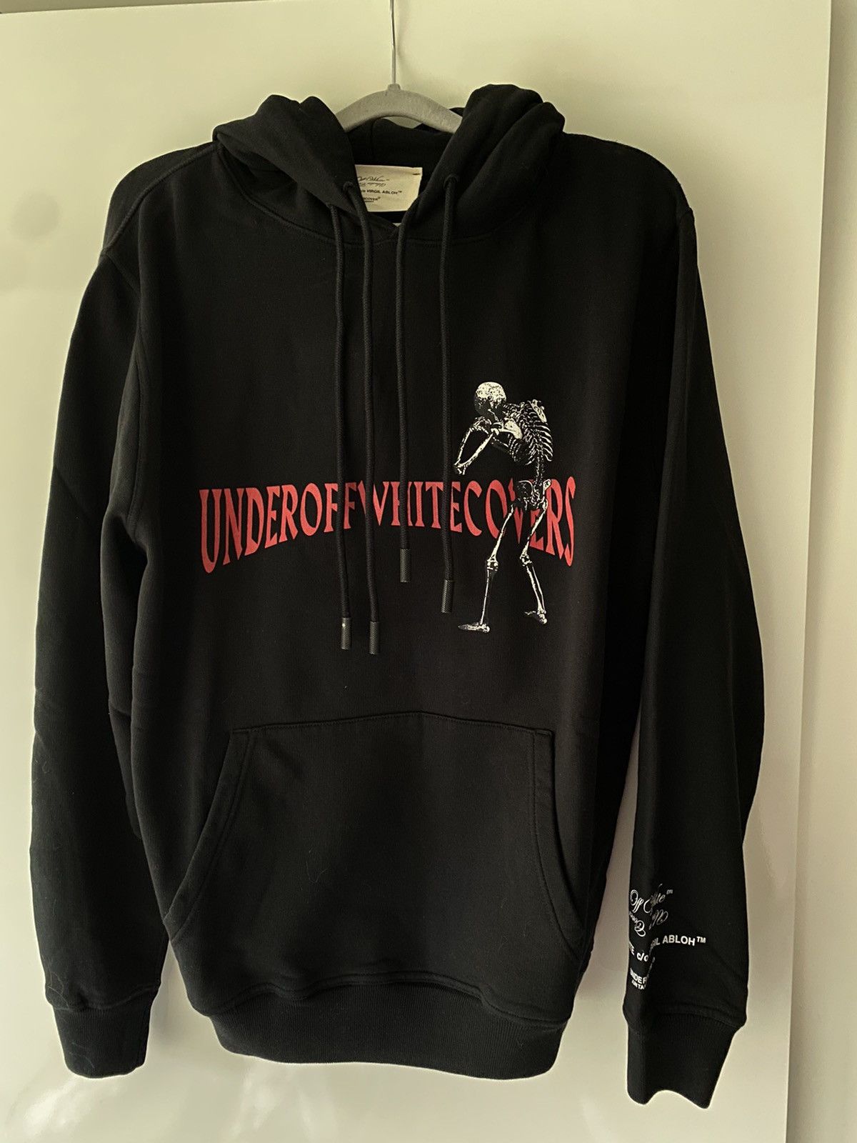 Off-White × Undercover OFF-WHITE X UNDERCOVER Skeleton / Apple RVRS Hoodie  | Grailed