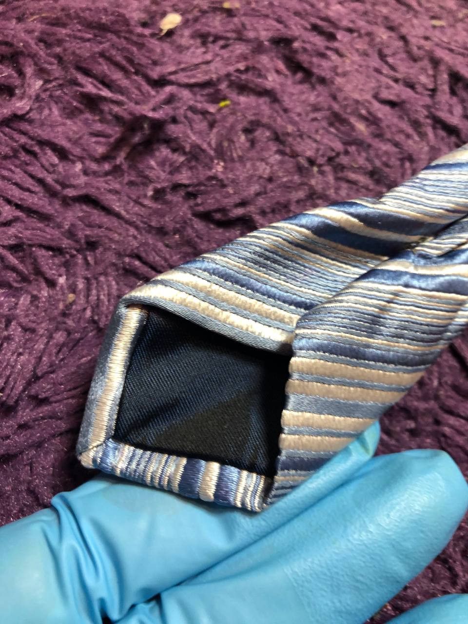 Lanvin LANVIN SILK TIE NAVY CLASSIC TIES Size ONE SIZE - 4 Thumbnail