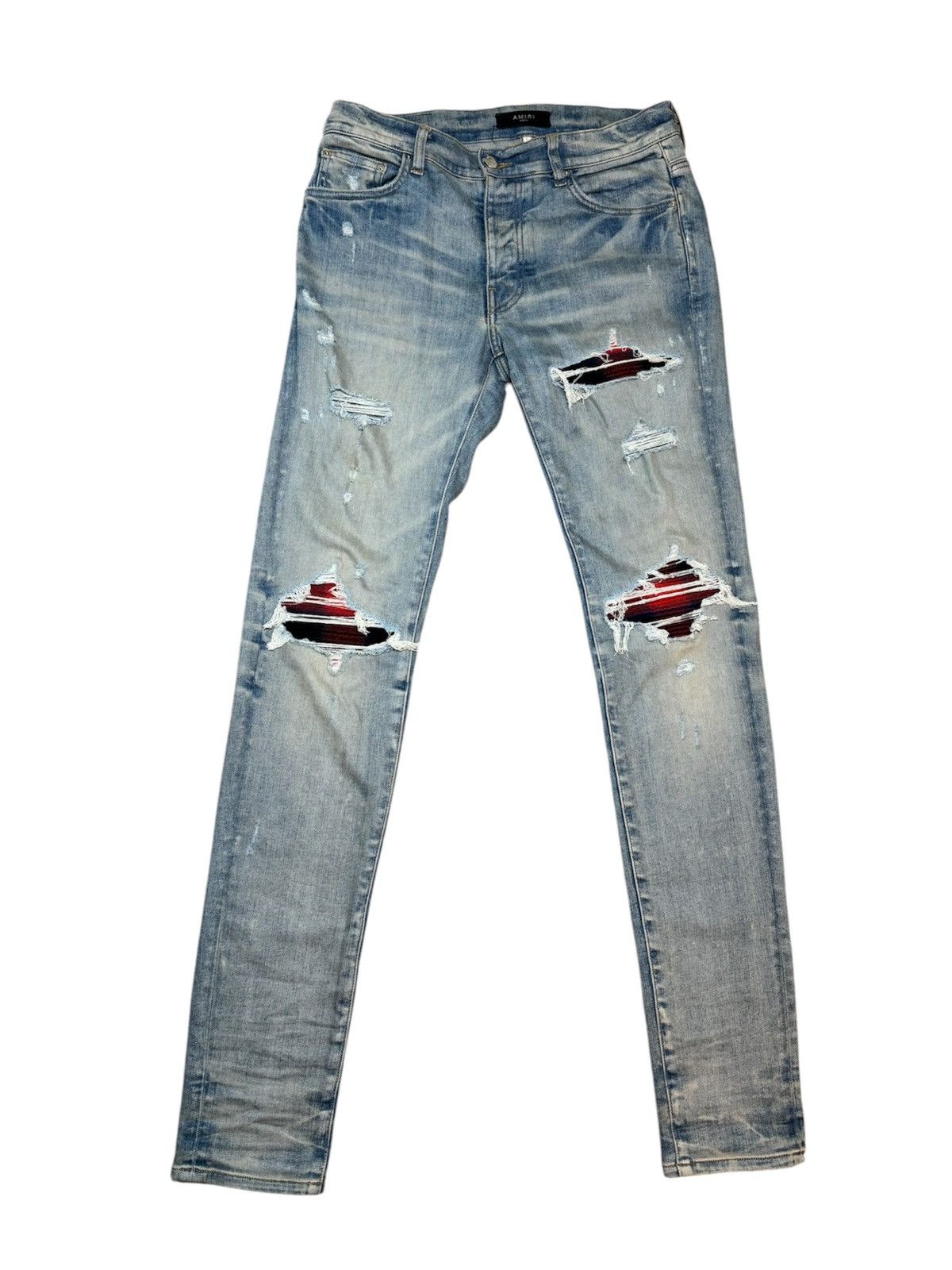 AMIRI MX1 ホワイトデニム　31 Amiri Amiri MX1 White Leather White Denim Jeans Size 31 NEW | Grailed