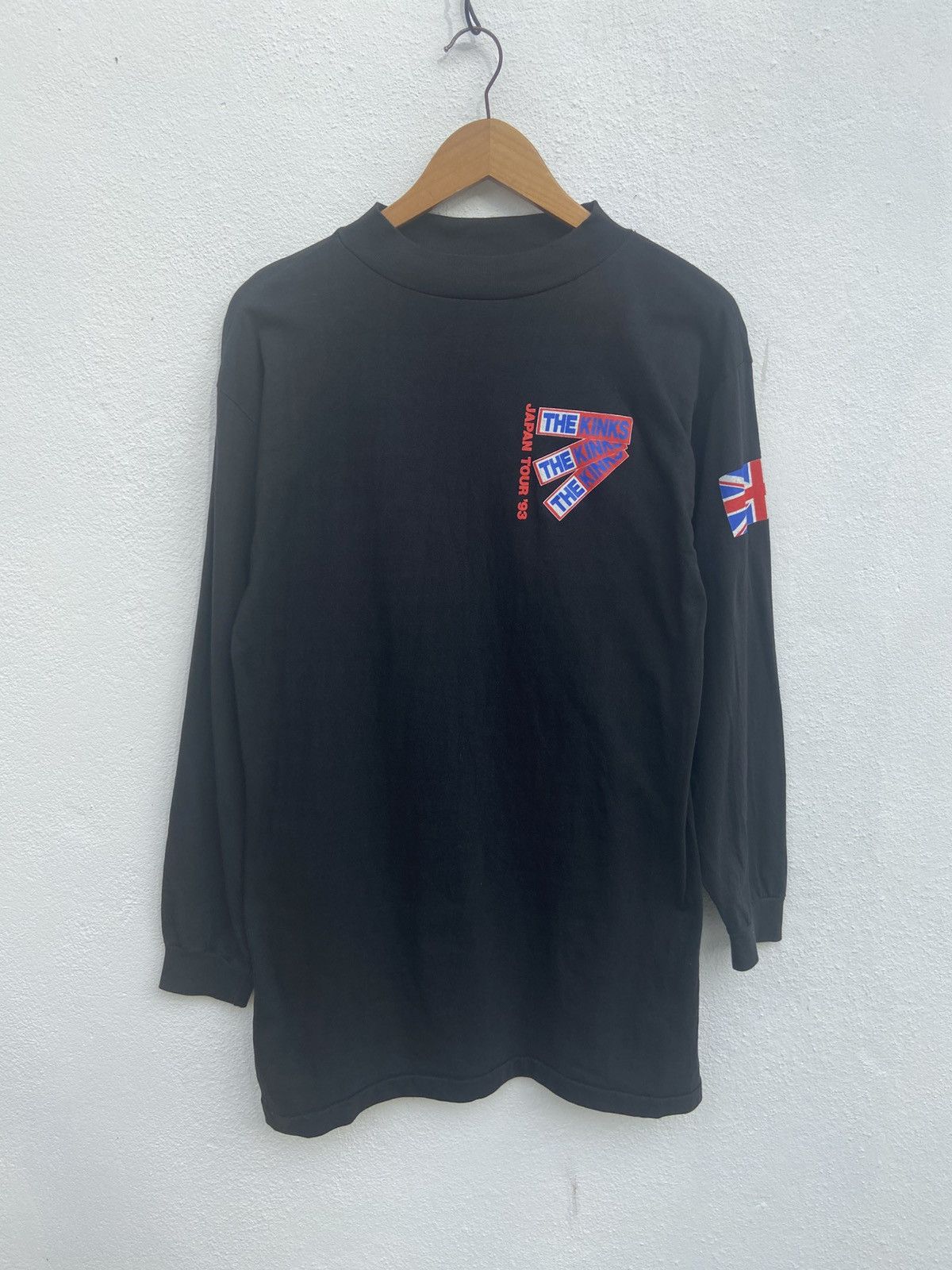 Band Tees 🔥 Rare Vtg 90s Vintage The Kinks t shirt Japan Tour 1993 Size US M / EU 48-50 / 2 - 4 Thumbnail