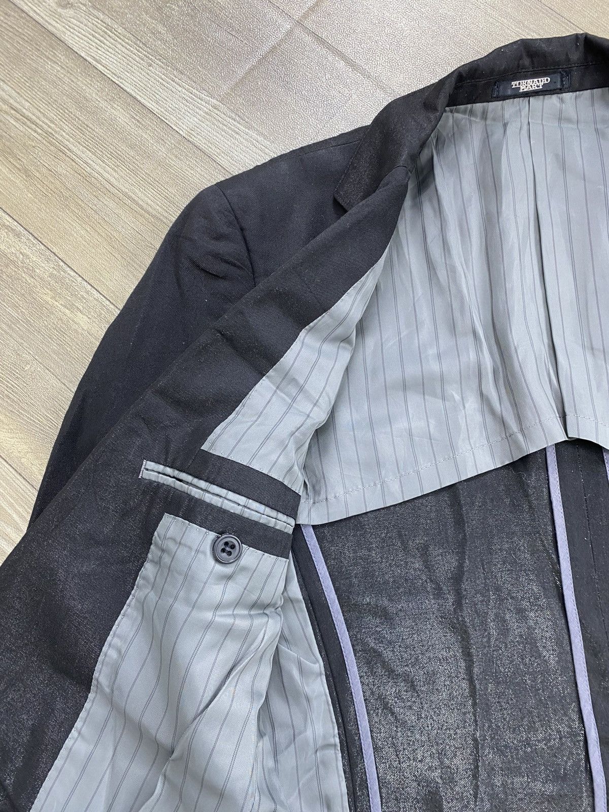 Tornado Mart Vintage Tornado Mart Black Blazers Coat Jacket - Medium Size 38R - 11 Thumbnail