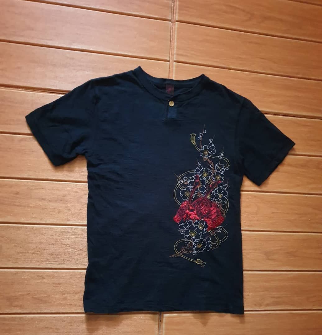 Japanese Brand 💥Samurai Japanese embroidery sukajan shirt Size US S / EU 44-46 / 1 - 6 Thumbnail