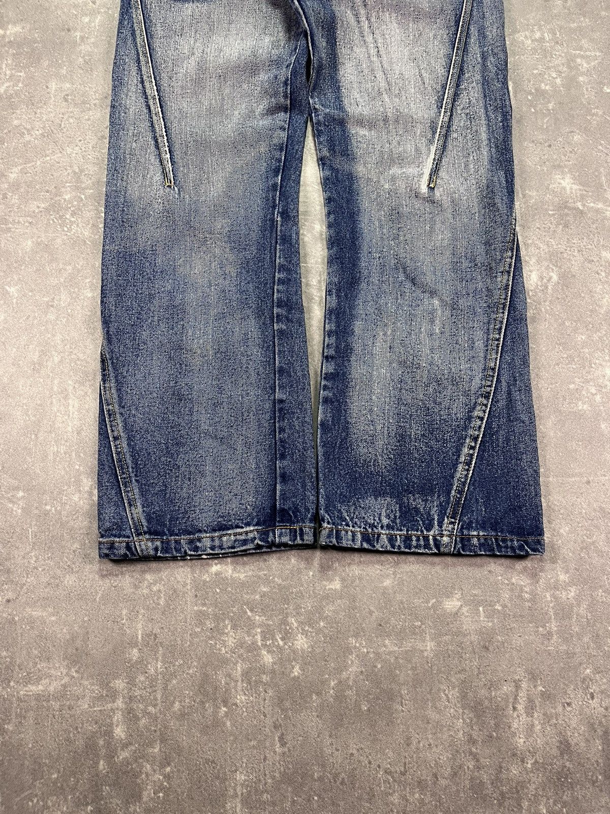 Vintage Vintage FlashLights Faded Flared Bootcut Jeans 32 Size US 32 / EU 48 - 4 Thumbnail