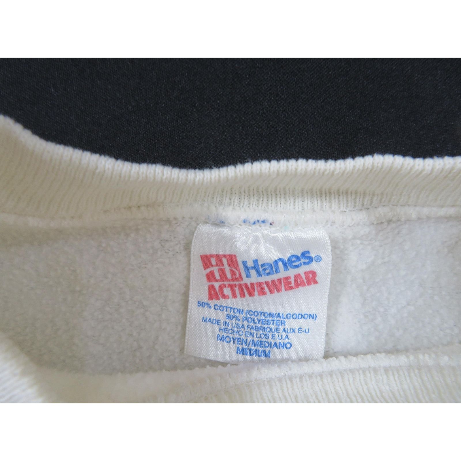 Hanes New York Apple Sweatshirt Hanes White Sz M 1990s Size M / US 6-8 / IT 42-44 - 5 Thumbnail