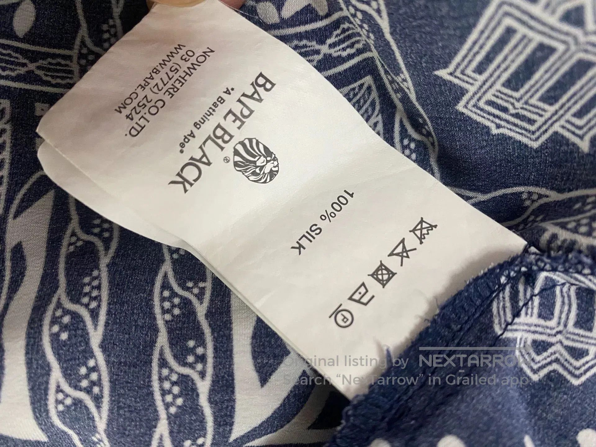Bape BAPE BLACK Silk Paisley Long. Size US S / EU 44-46 / 1 - 5 Thumbnail