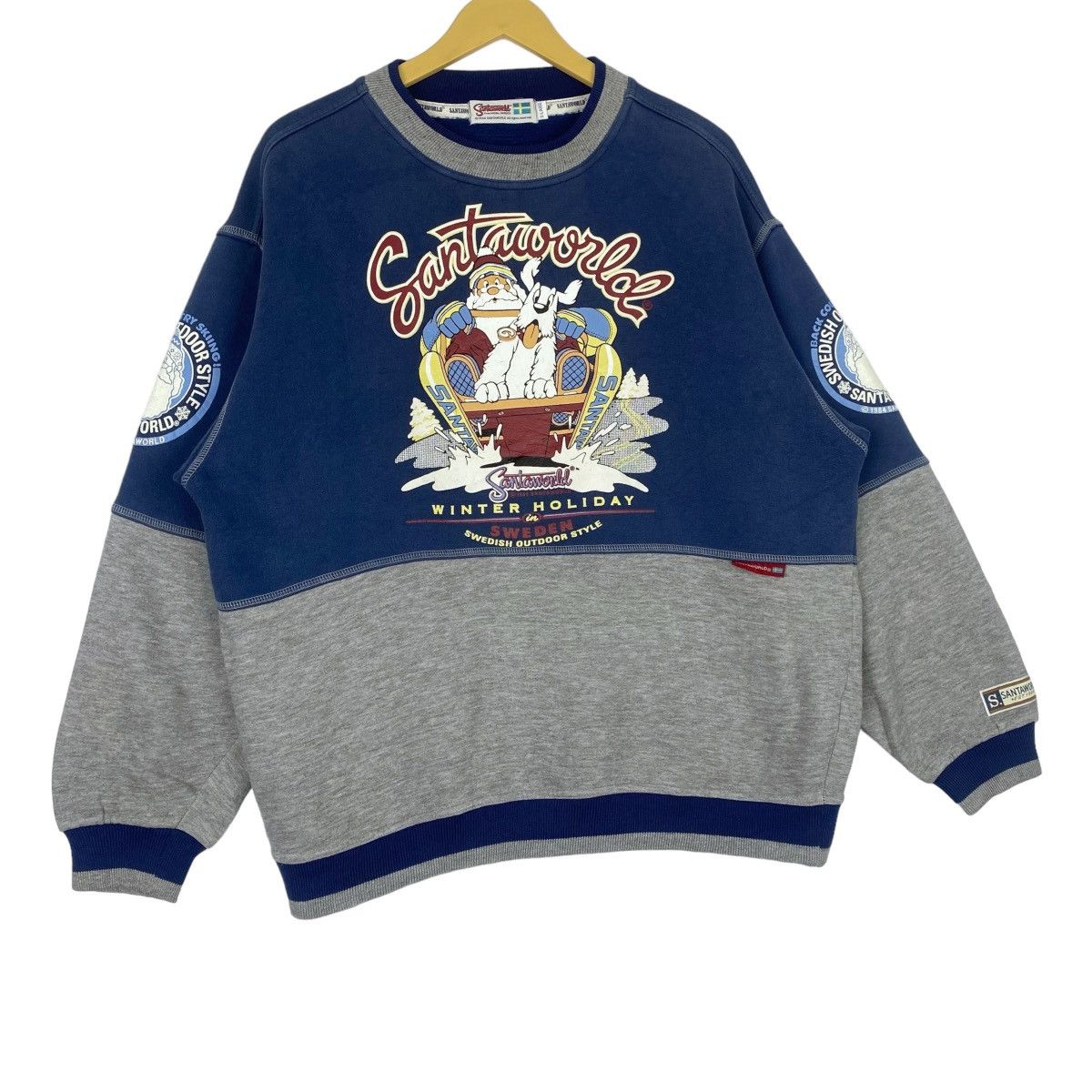 Designer × Vintage Santa World Sweden Sweatshirt Crewneck Pullover Jumper Size US XL / EU 56 / 4 - 4 Thumbnail