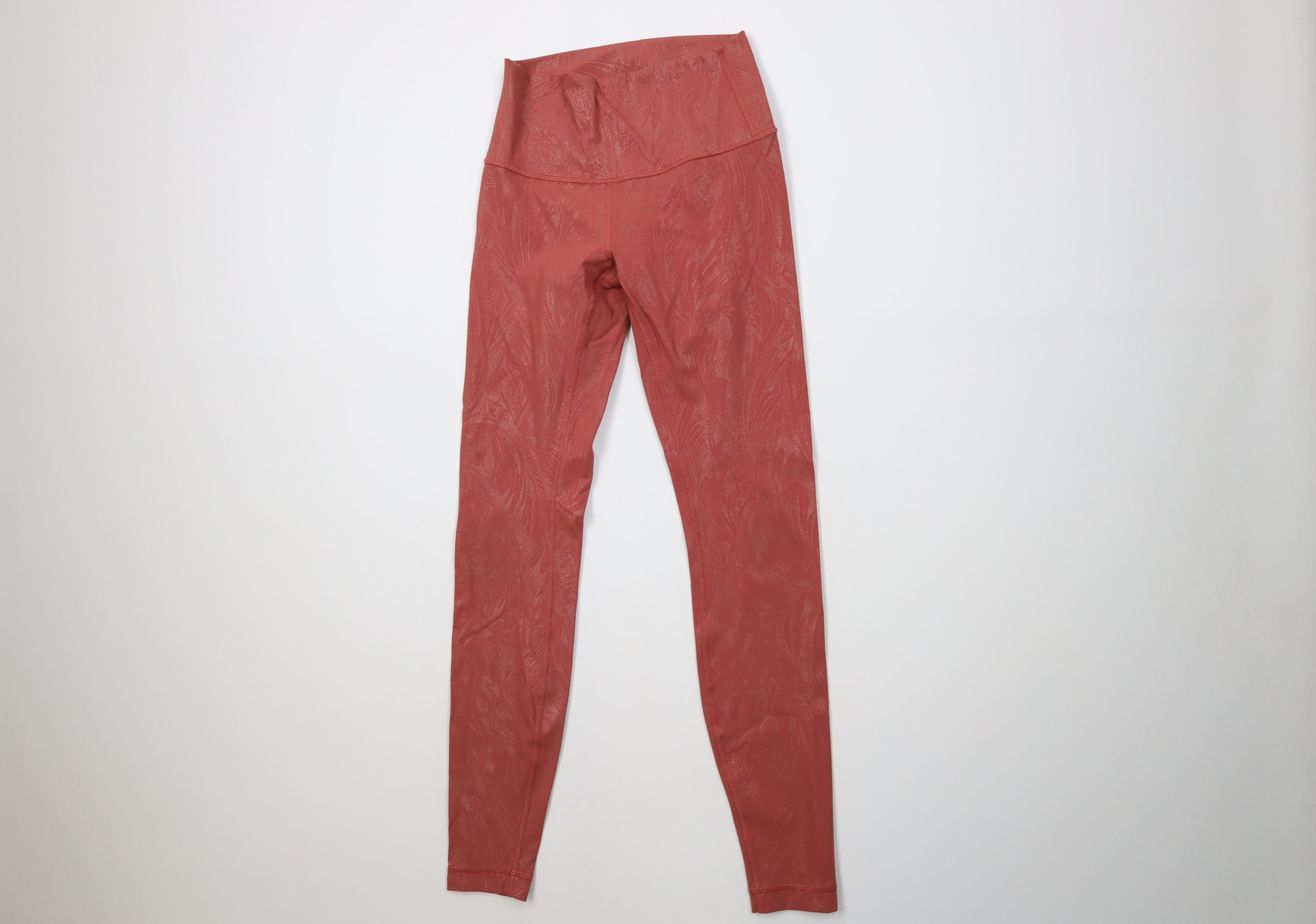 Lululemon Lululemon Wunder Under High Rise Cropped Pants Leggings Pink Size 27" / US 4 / IT 40 - 1 Thumbnail