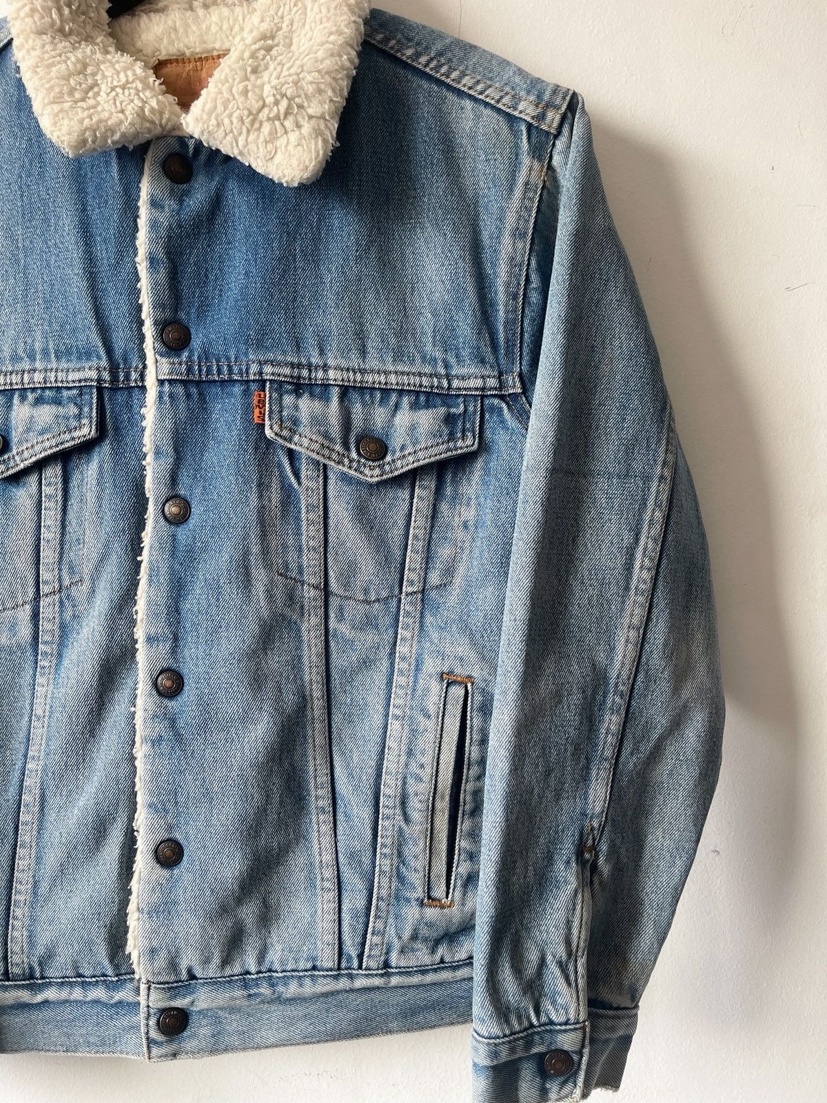 Levi's 80s Levi’s Sherpa Trucker Denim Jacket Size US M / EU 48-50 / 2 - 3 Thumbnail