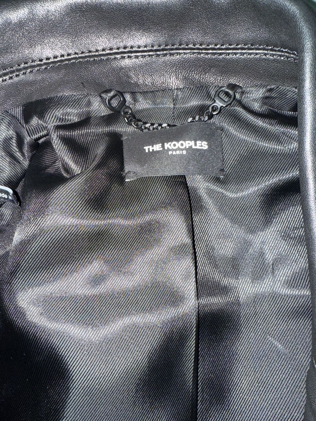 The Kooples Amazing (worn once) lamb skin leather trucker jacket Size US L / EU 52-54 / 3 - 10 Thumbnail