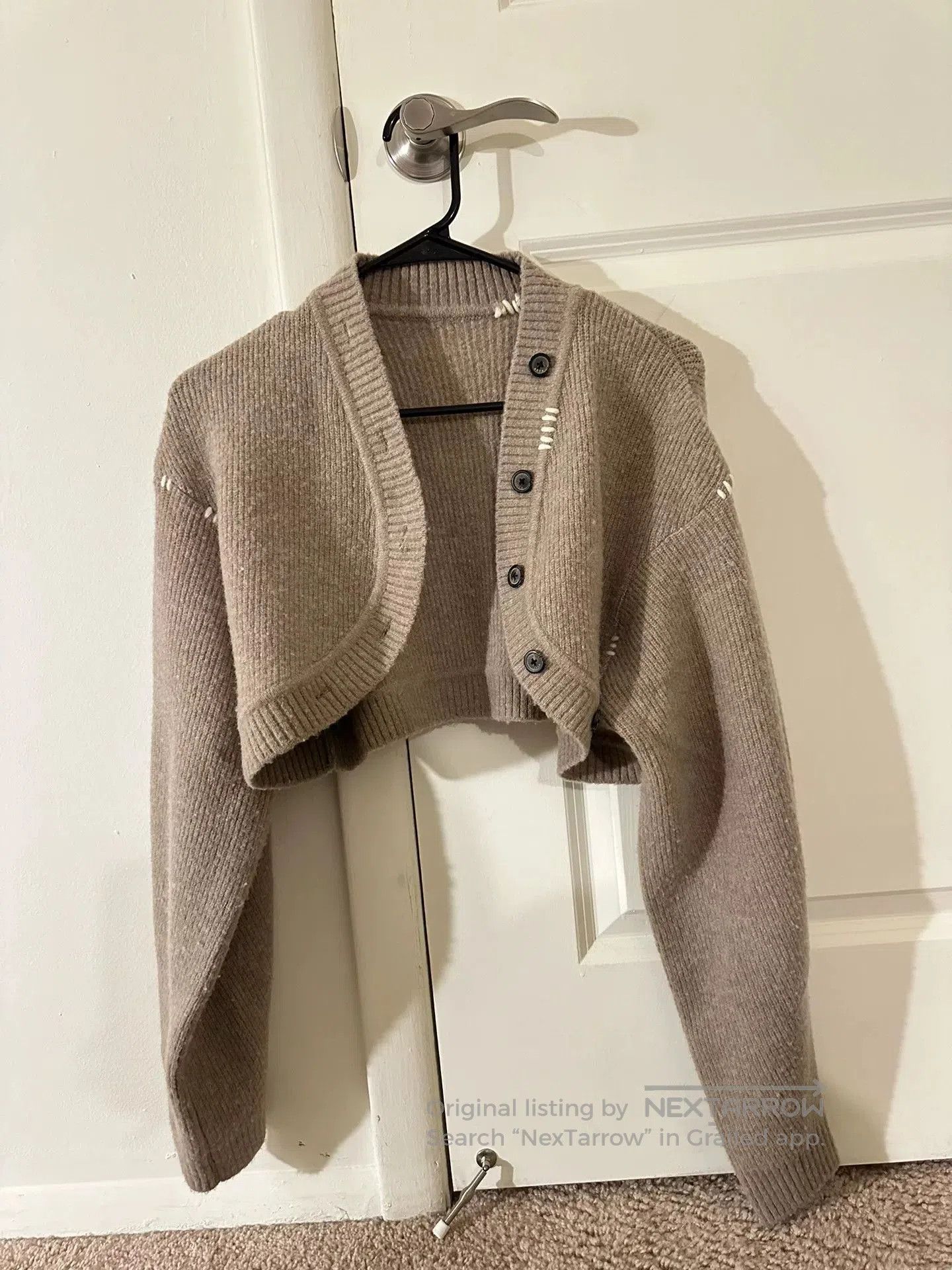 Ader Error Ader Error Short Knit Cardigan. Size M / US 6-8 / IT 42-44 - 1 Thumbnail