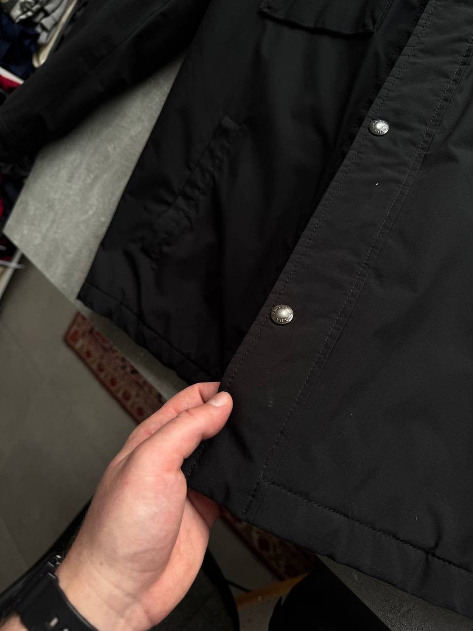Prada Prada art SGA848 wind stopper waterproof coat jacket size 56 Size US XL / EU 56 / 4 - 11 Thumbnail