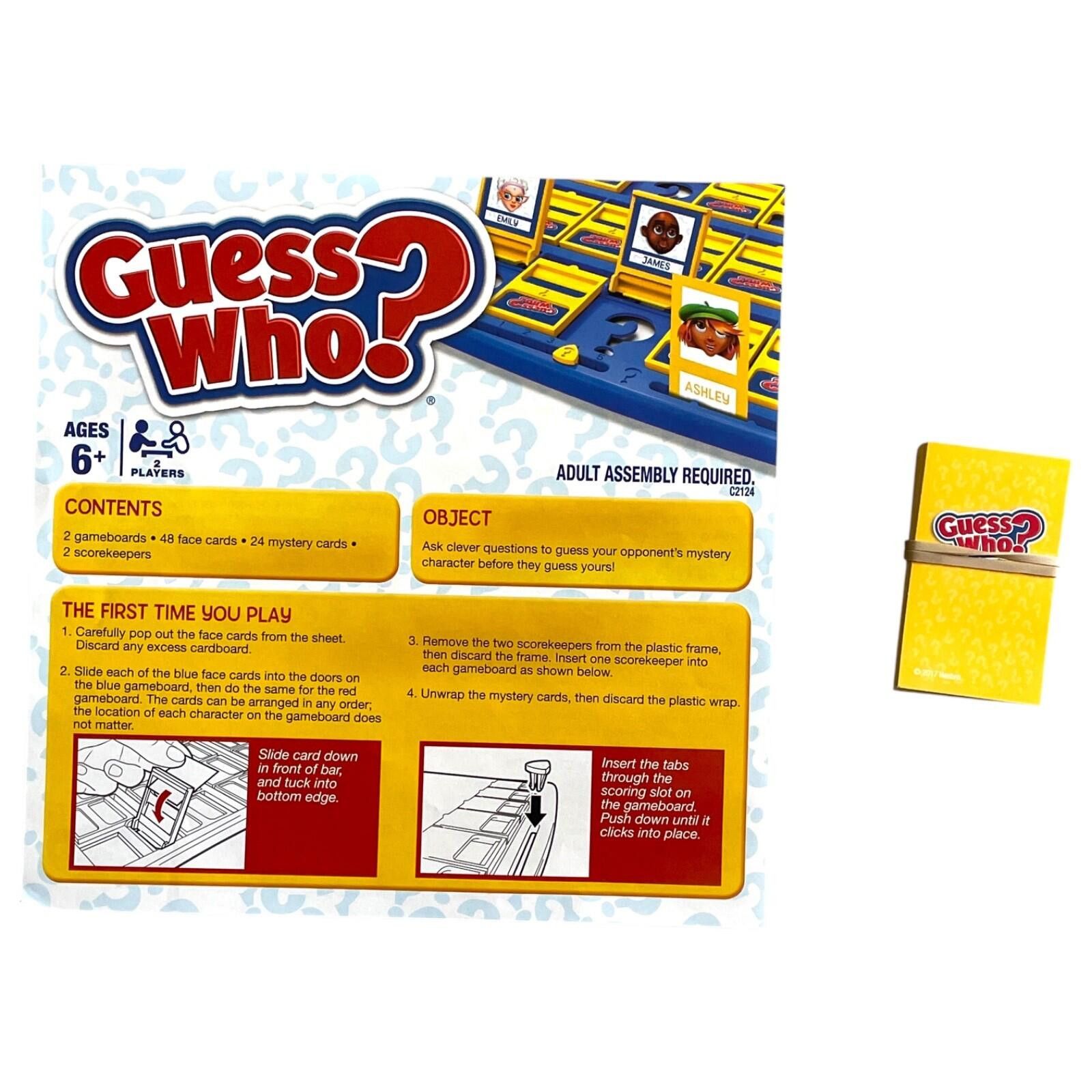 Other Hasbro Guess Who Game 2017 Complete Board Game CLEAN! Size ONE SIZE - 3 Thumbnail