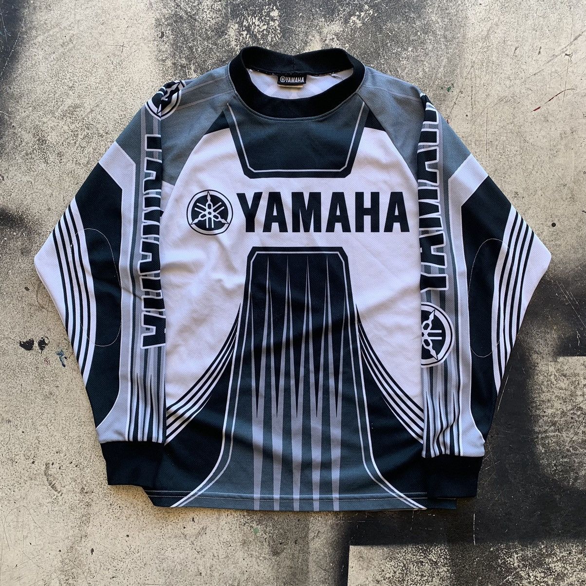 Vintage × Yamaha Vintage Crazy 90’s Baggy Fox Racing Style Yamaha Jersey Size US L / EU 52-54 / 3 - 1 Thumbnail