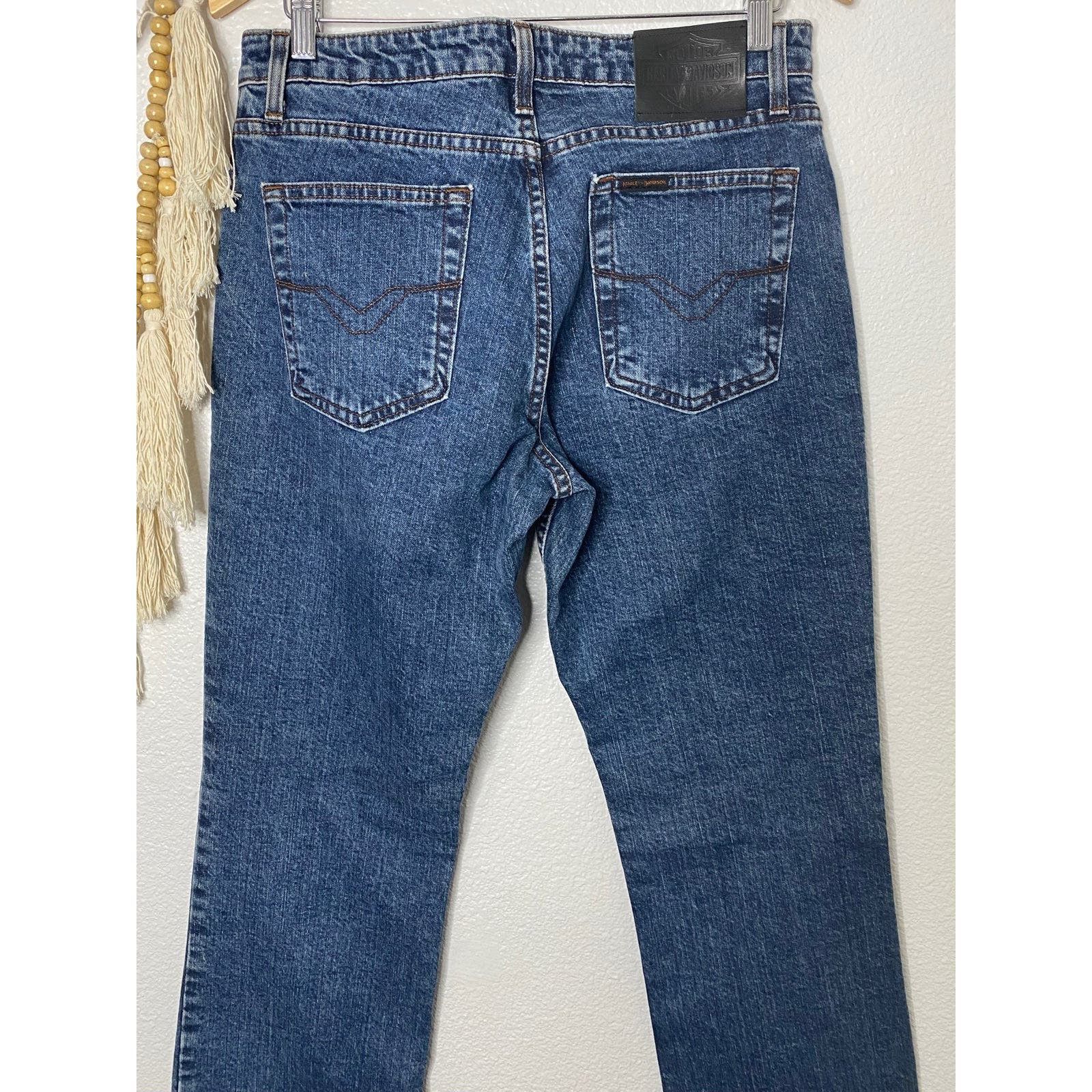 Harley Davidson Harley-Davidson women jeans Size 32" / US 10 / IT 46 - 8 Thumbnail