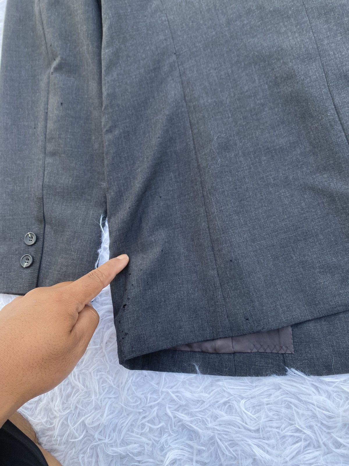 Issey Miyake Rare Vintage Issey Miyake Hybrid Patchwork Blazer Jacket Size 34R - 25 Thumbnail