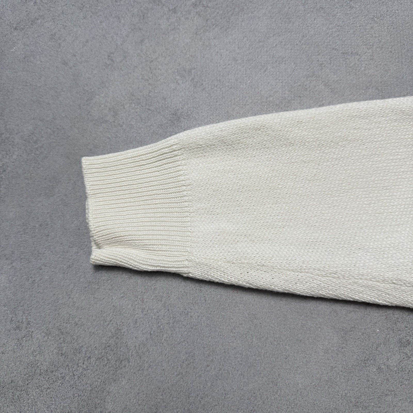 Zanone Zanone Men Linen/Cotton Cardigan Size 50 White Made In Italy Size US M / EU 48-50 / 2 - 6 Thumbnail