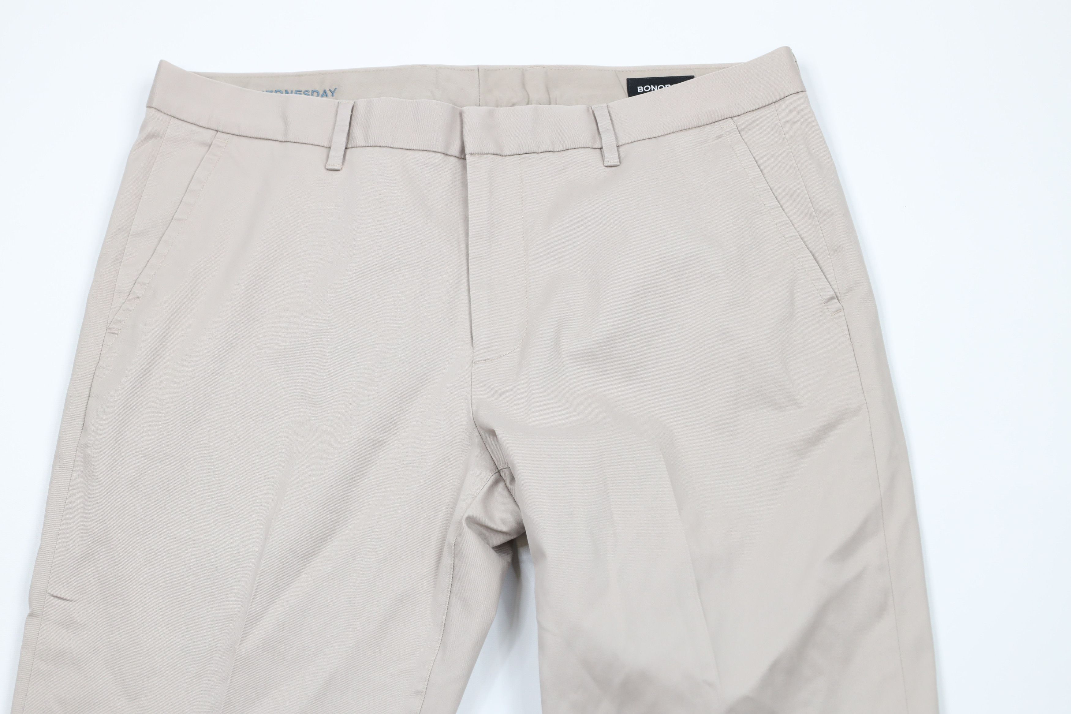 Bonobos × Vintage Bonobos Fit Wednesday Flat Front Chino Pants Trousers Beige Size US 35 - 2 Thumbnail
