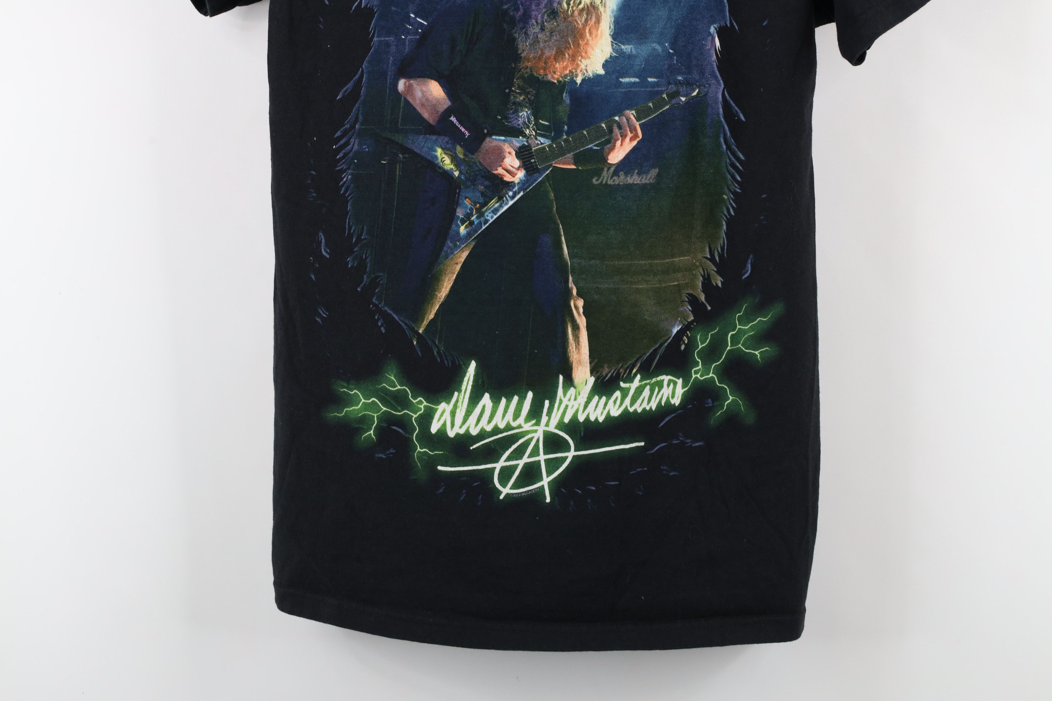 Vintage Vintage Y2K Faded Dave Mustaine Megadeth Band T-Shirt Black Size US M / EU 48-50 / 2 - 3 Thumbnail