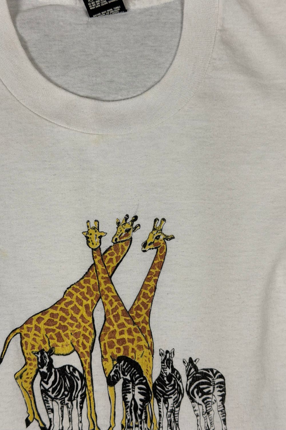 Fruit Of The Loom Vintage 90s Chehaw Wild Animal Park Tee USA Single Stitch Size US XS / EU 42 / 0 - 6 Thumbnail