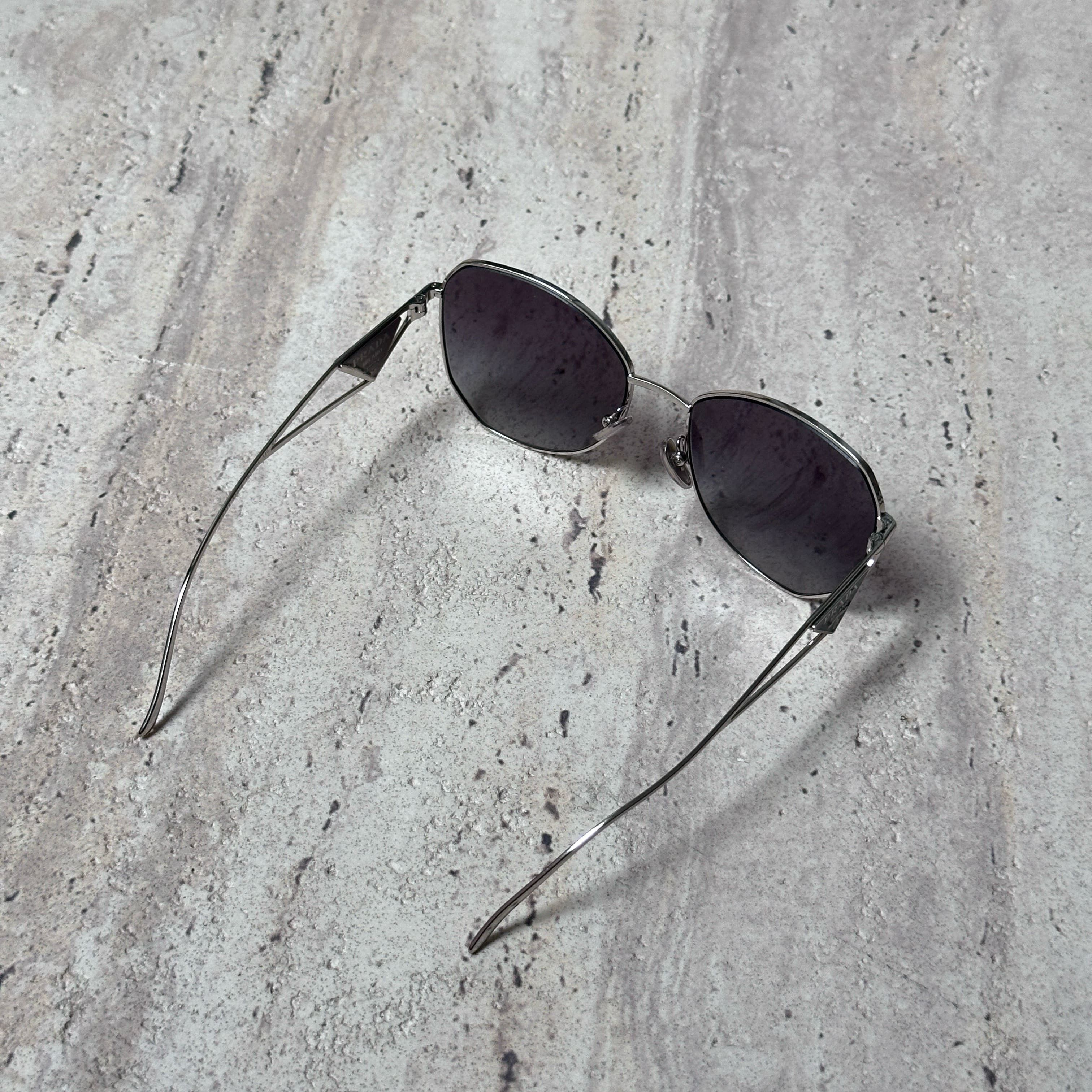Prada PRADA 0PR 57YS 1BC5D1 Grey Gradient Silver Size ONE SIZE - 2 Thumbnail