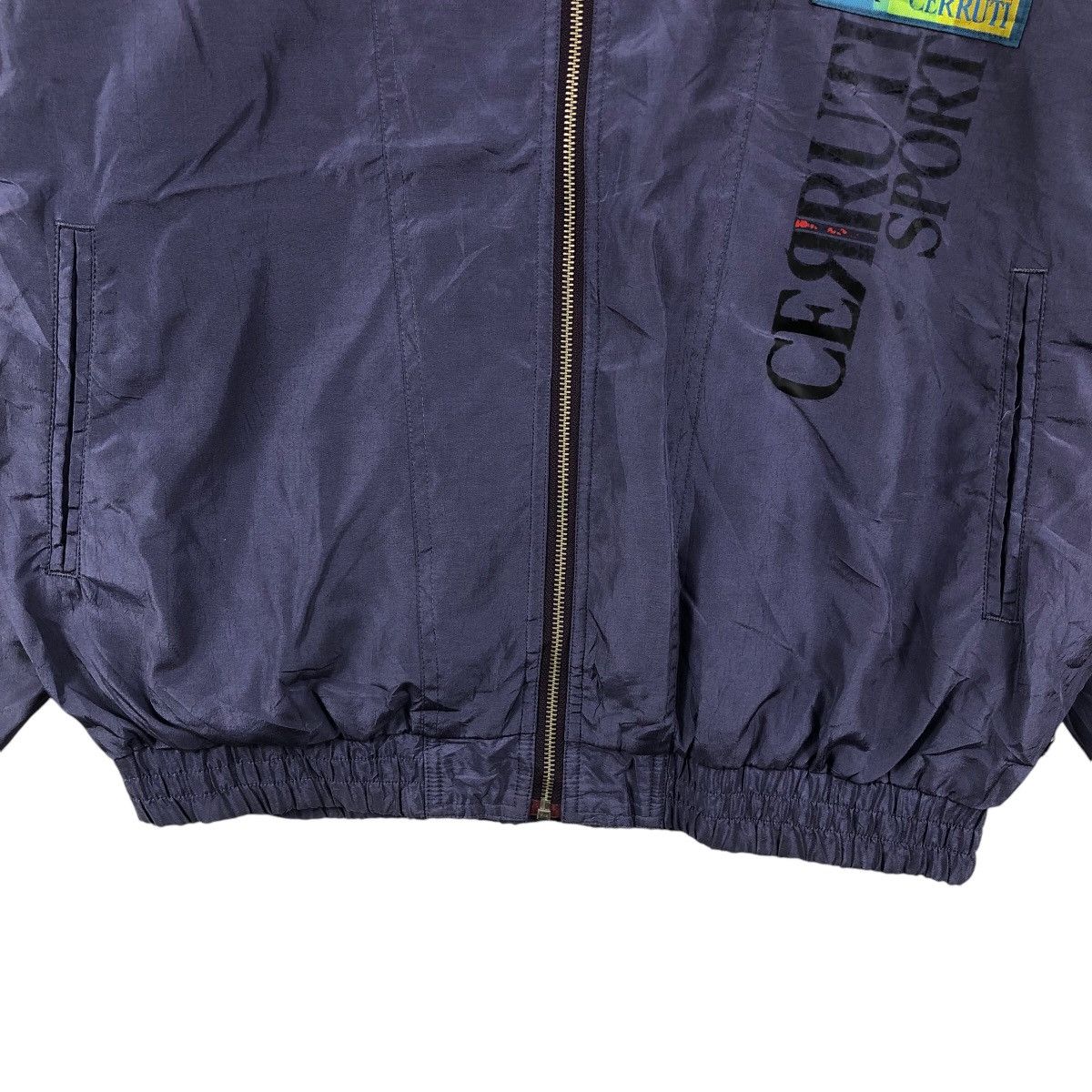 Cerruti 1881 × Vintage Vintage CERRUTI 1881 Sport Windbreaker Jacket Big Logo Size US L / EU 52-54 / 3 - 4 Thumbnail