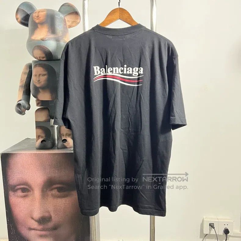 Balenciaga Balenciaga Embroidered Wave Short Sleeve Size US XS / EU 42 / 0 - 2 Thumbnail
