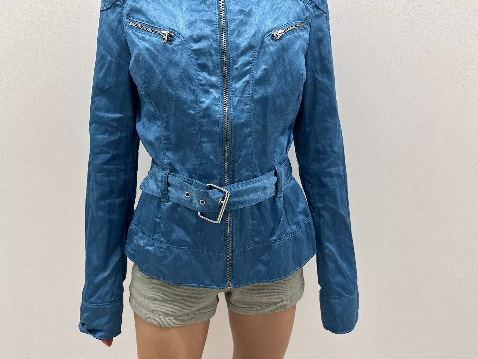 Miss Sixty Vintage 2000s Miss Sixty Y2K Jacket Polyester Metall Fitted Size M / US 6-8 / IT 42-44 - 11 Thumbnail