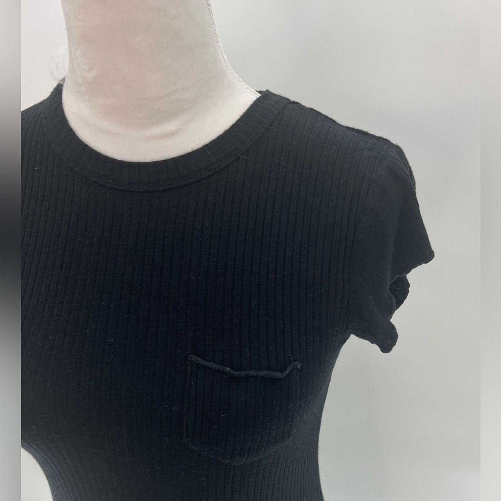 & Other Stories Urban Outfitters BDG Black Ribbed Knit Skater Dress Size S Size S / US 4 / IT 40 - 3 Thumbnail