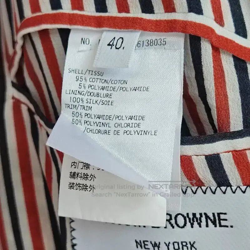 Thom Browne Thom Browne Spring Autumn Color-Block Jacket . Size S / US 4 / IT 40 - 9 Thumbnail