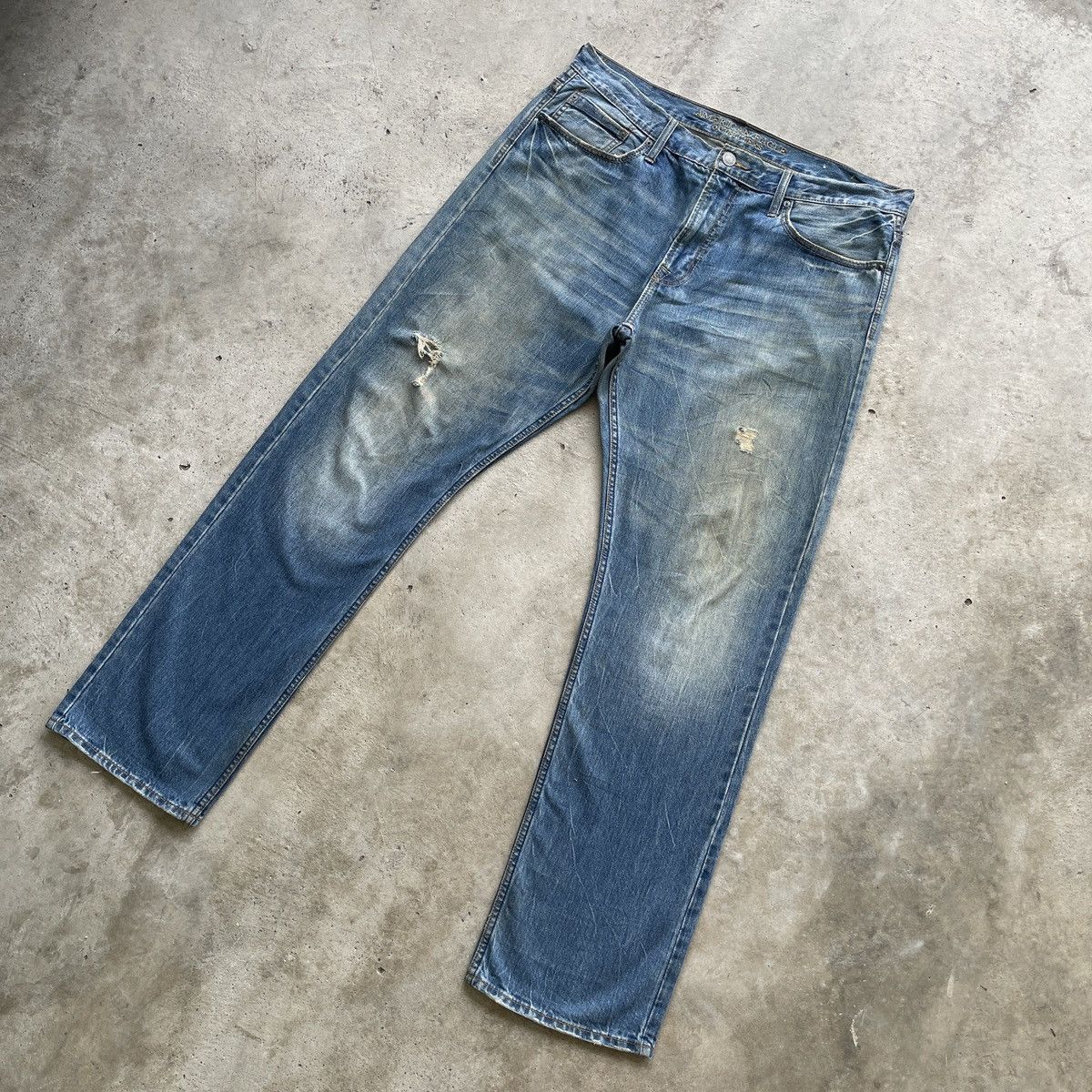 American Eagle Outfitters American Eagle Vintage Jeans Rusty Distressed Faded Pants Size US 39 - 2 Thumbnail