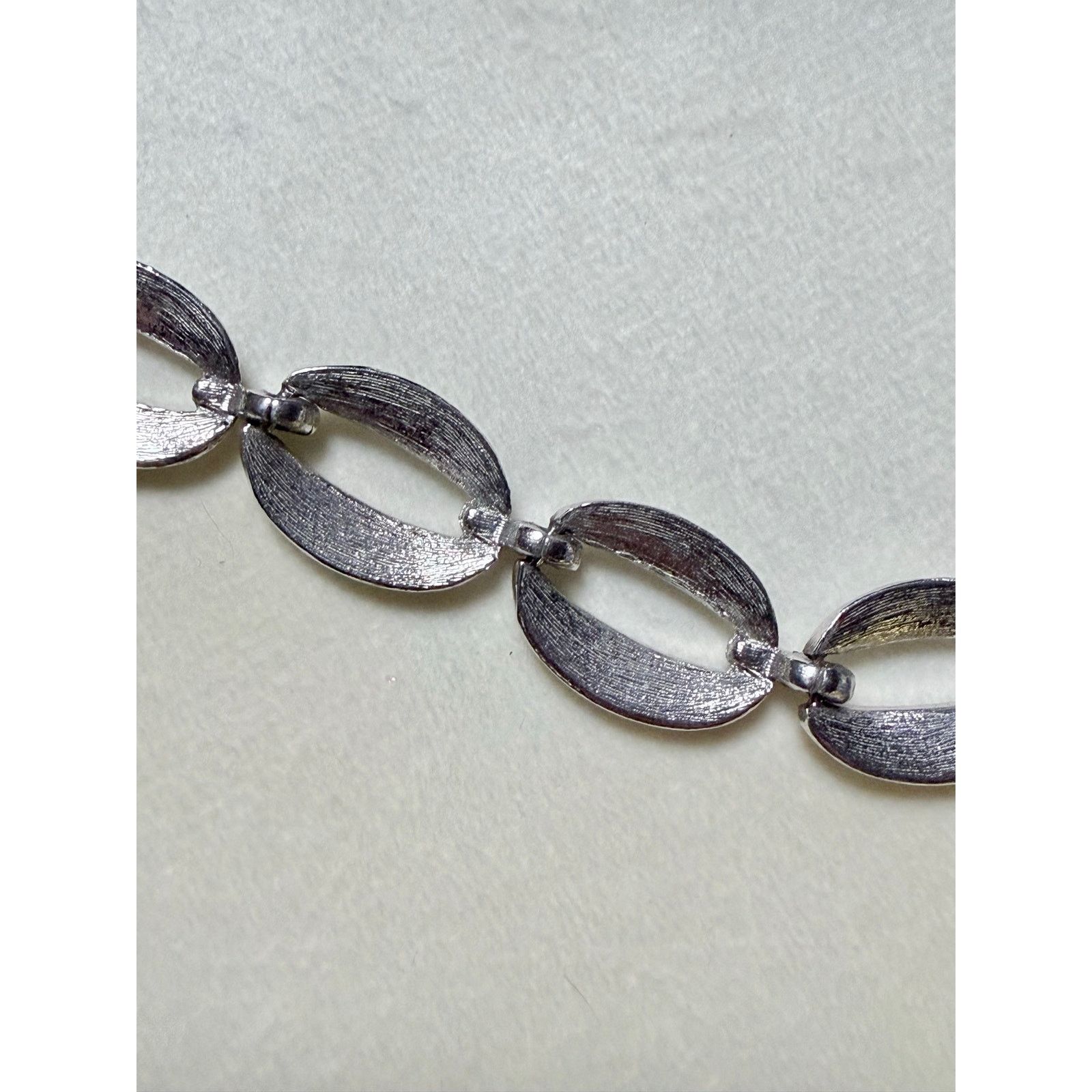 Monet Vintage Monet Silver Tone Link Necklace 17” 1978-88 Size ONE SIZE - 6 Thumbnail